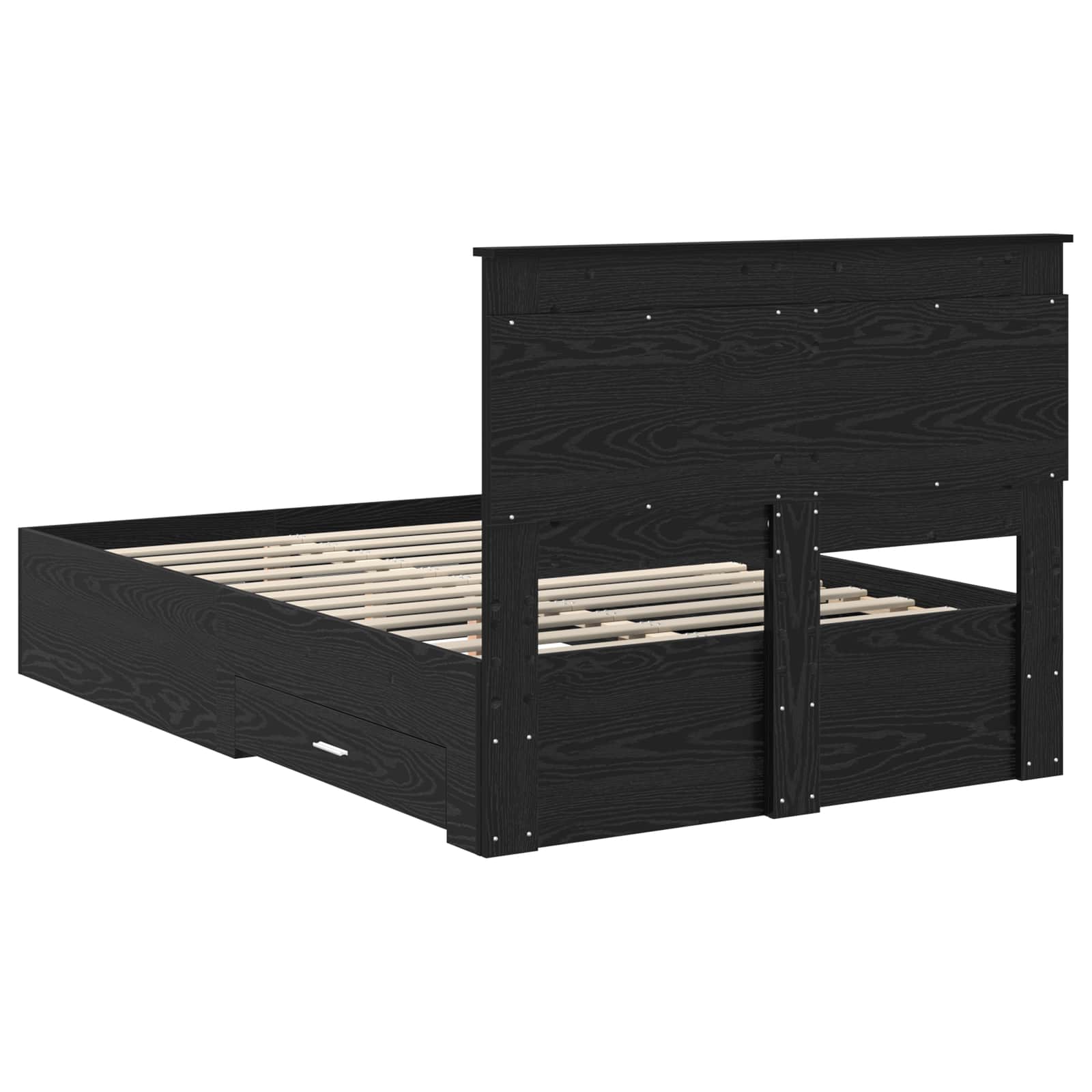 Bedframe met lade met hoofdeinde met opslag Bewerkt hout is nu te koop bij PeponiXL, paradijselijk wonen!