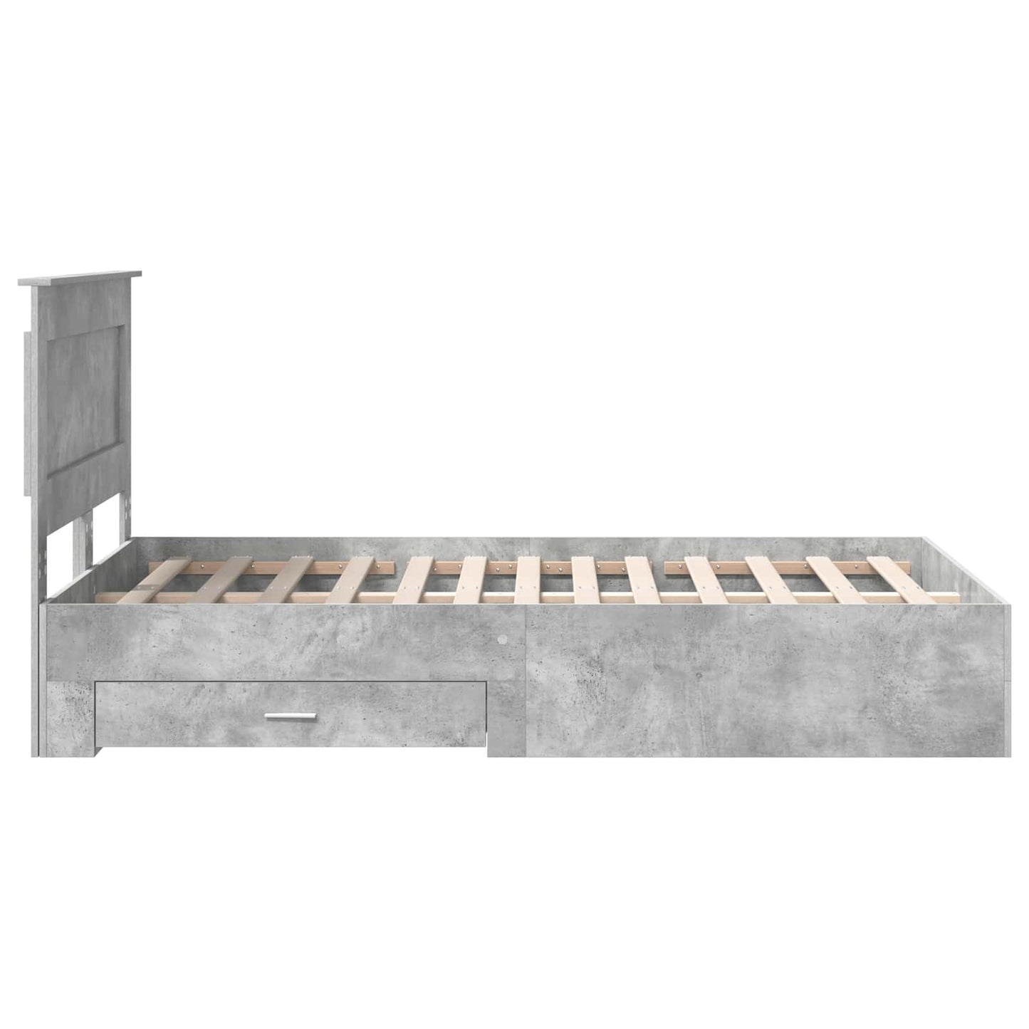 Bedframe met lade met hoofdeinde met opslag Bewerkt hout is nu te koop bij PeponiXL, paradijselijk wonen!