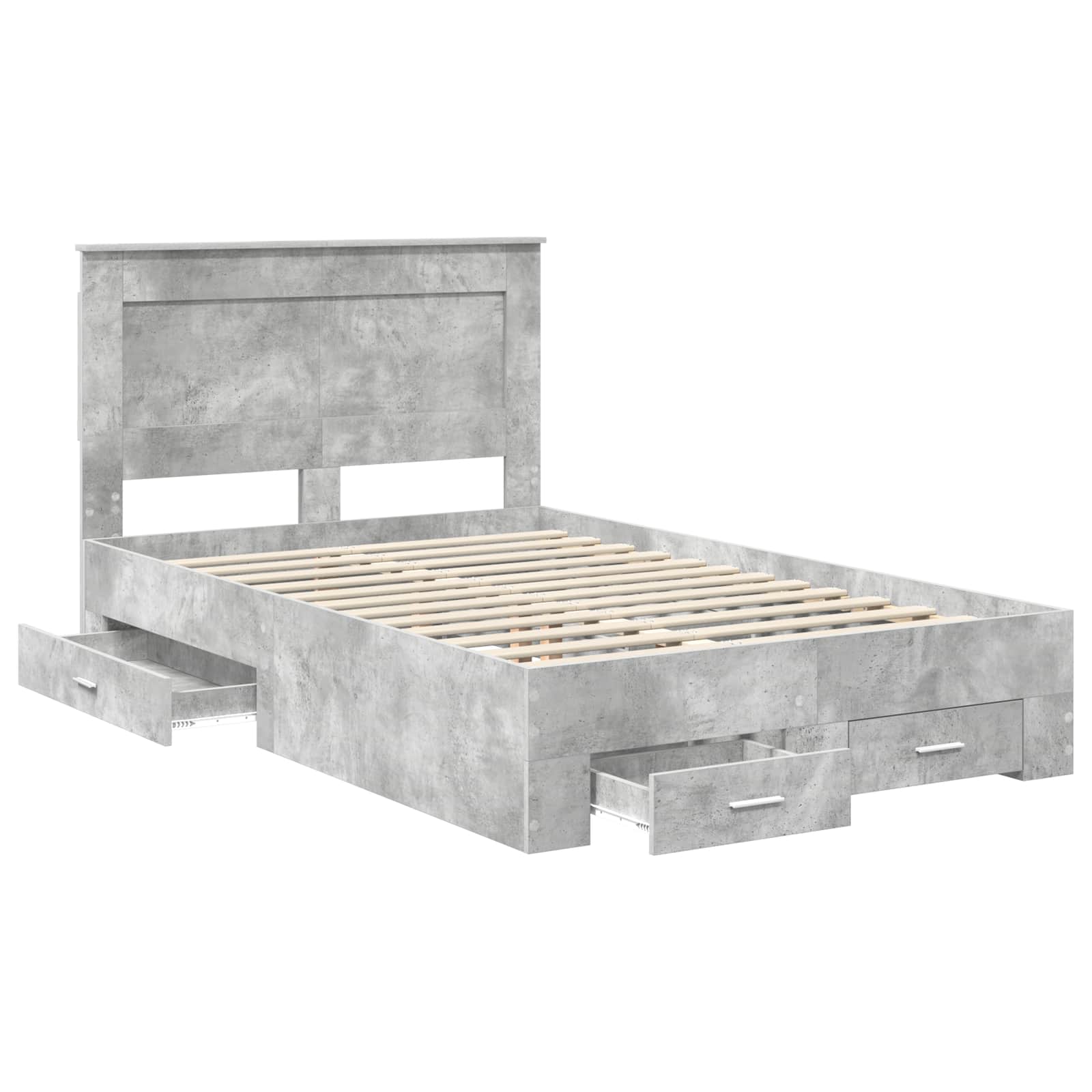 Bedframe met lade met hoofdeinde met opslag Bewerkt hout is nu te koop bij PeponiXL, paradijselijk wonen!