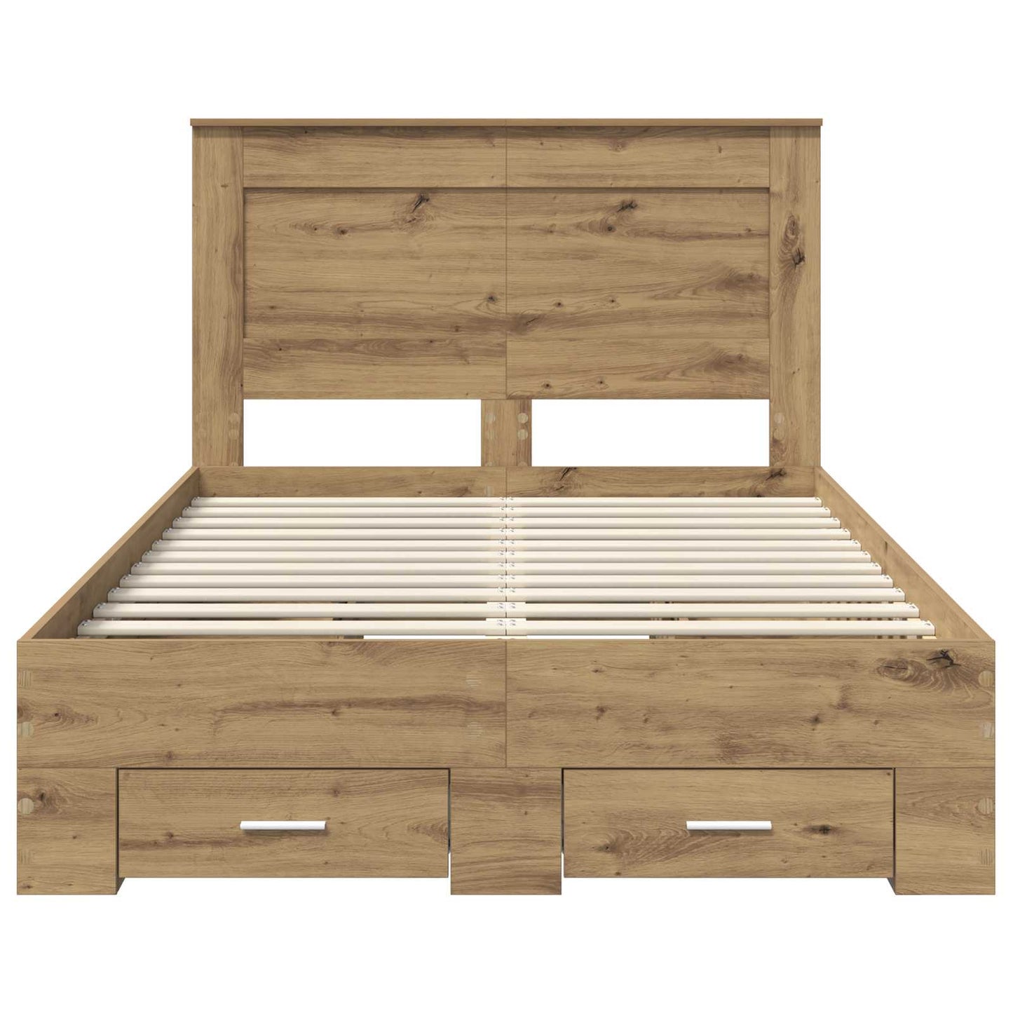 Bedframe met lade met hoofdeinde met opslag Bewerkt hout is nu te koop bij PeponiXL, paradijselijk wonen!