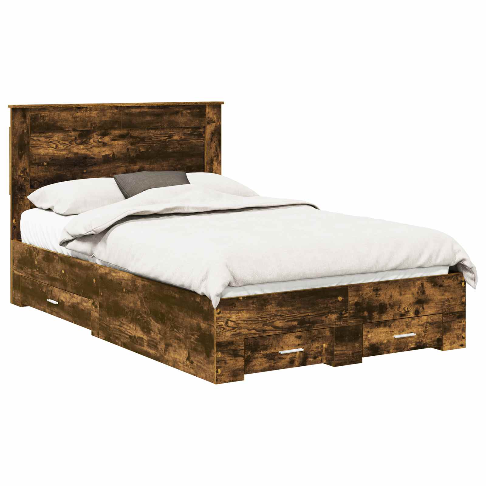Bedframe met lade met hoofdeinde met opslag Bewerkt hout is nu te koop bij PeponiXL, paradijselijk wonen!