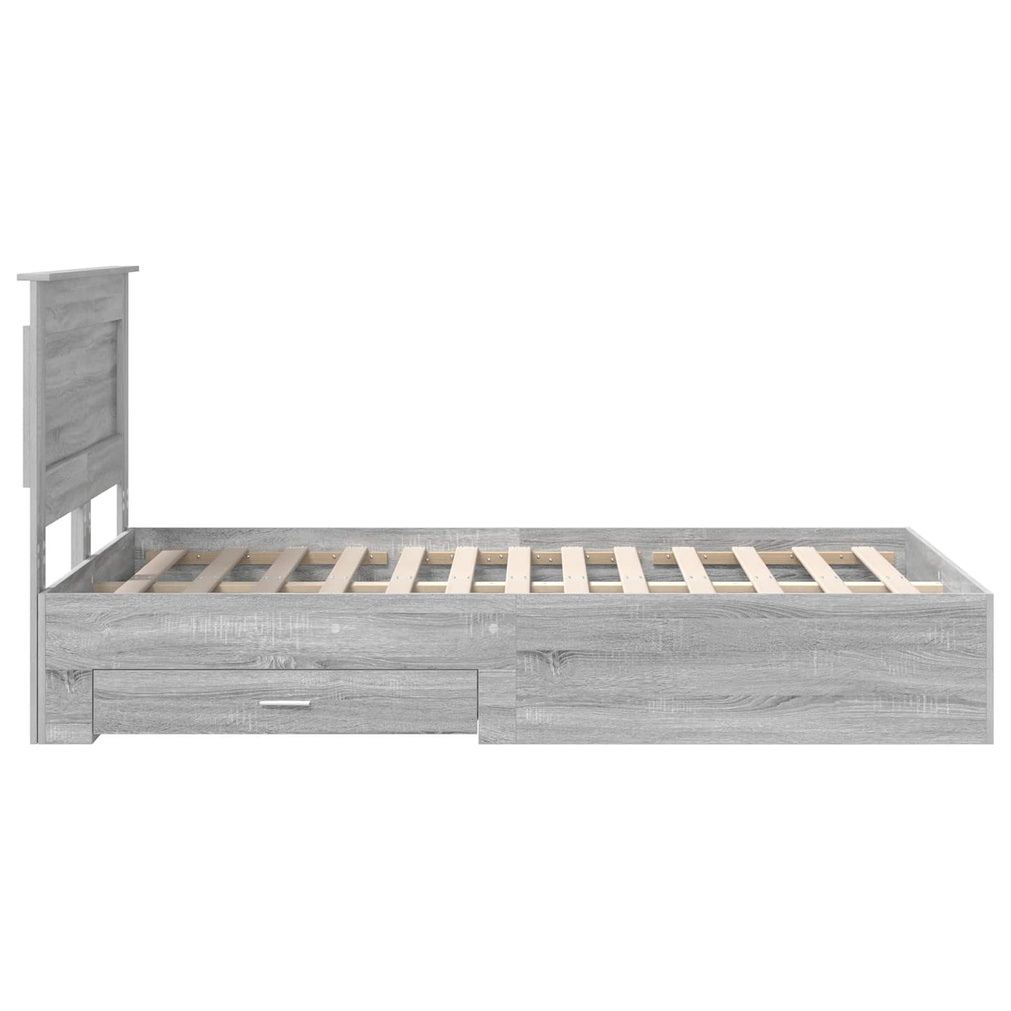 Bedframe met lade met hoofdeinde met opslag Bewerkt hout is nu te koop bij PeponiXL, paradijselijk wonen!