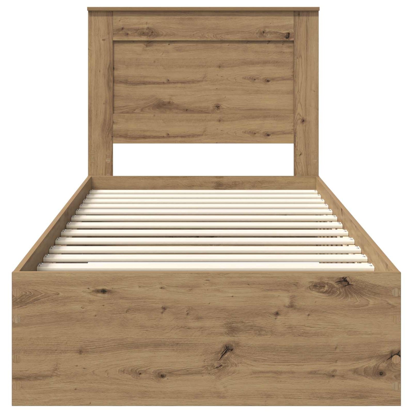 Bedframe met lade met hoofdeinde met opslag Bewerkt hout is nu te koop bij PeponiXL, paradijselijk wonen!