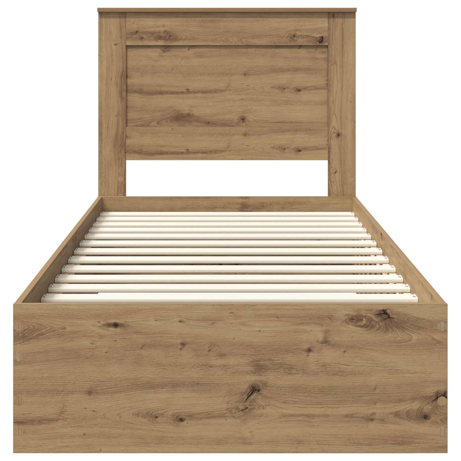 Bedframe met lade met hoofdeinde met opslag Bewerkt hout is nu te koop bij PeponiXL, paradijselijk wonen!