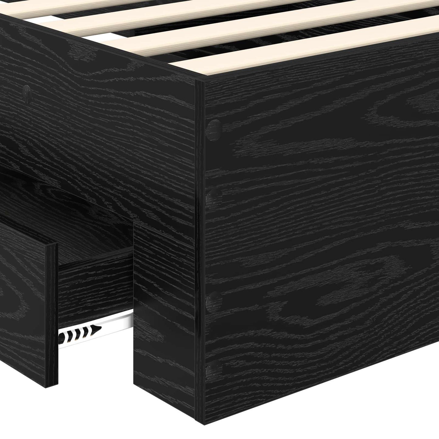 Bedframe met lade met hoofdeinde met opslag Bewerkt hout is nu te koop bij PeponiXL, paradijselijk wonen!