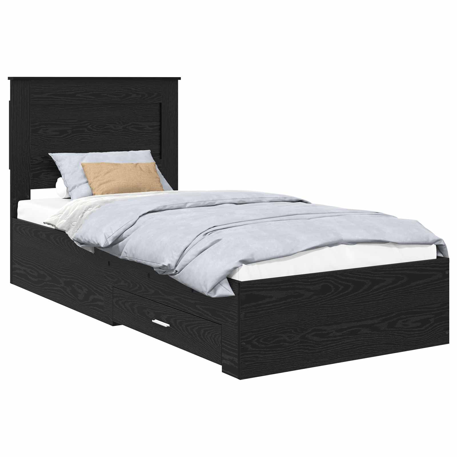 Bedframe met lade met hoofdeinde met opslag Bewerkt hout is nu te koop bij PeponiXL, paradijselijk wonen!