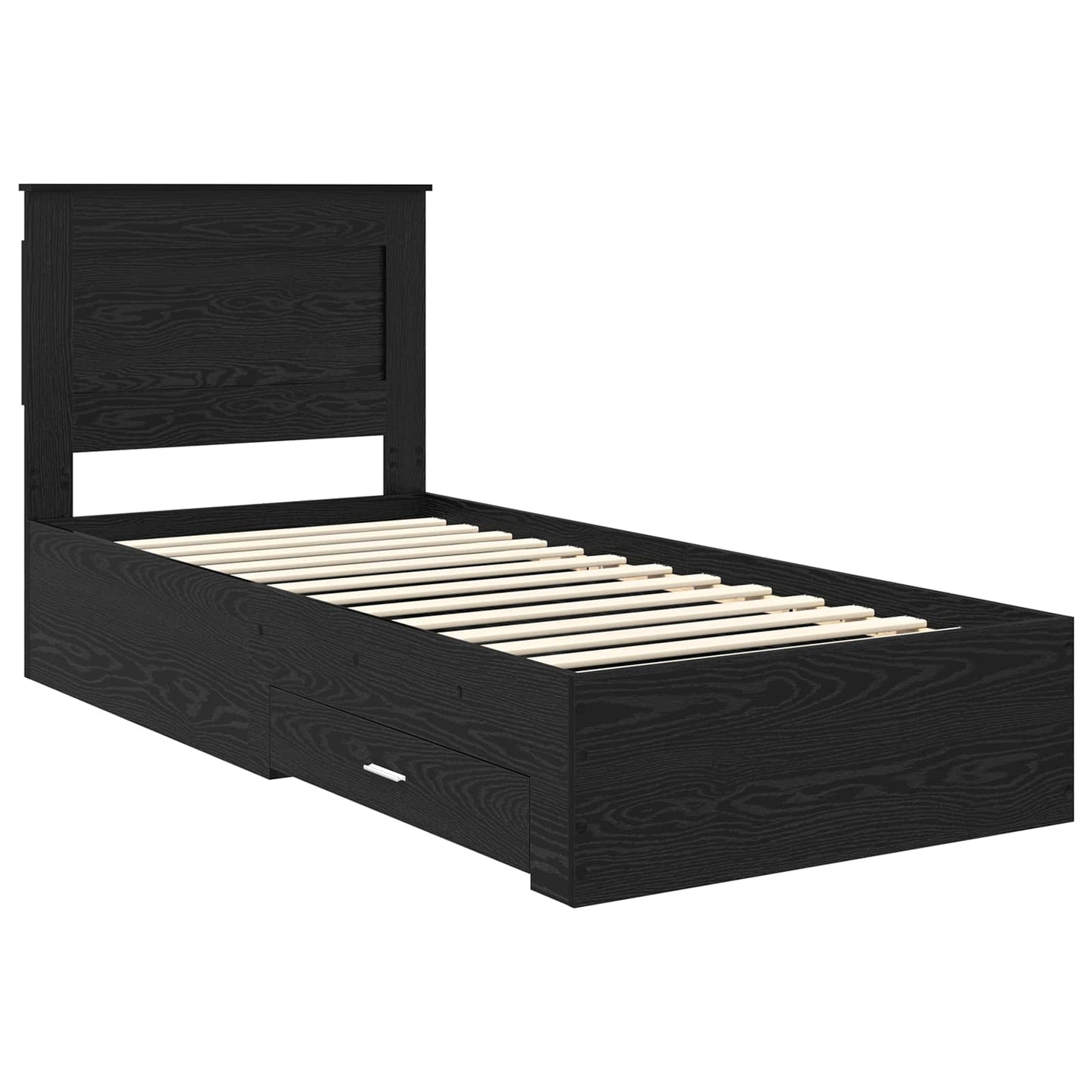 Bedframe met lade met hoofdeinde met opslag Bewerkt hout is nu te koop bij PeponiXL, paradijselijk wonen!