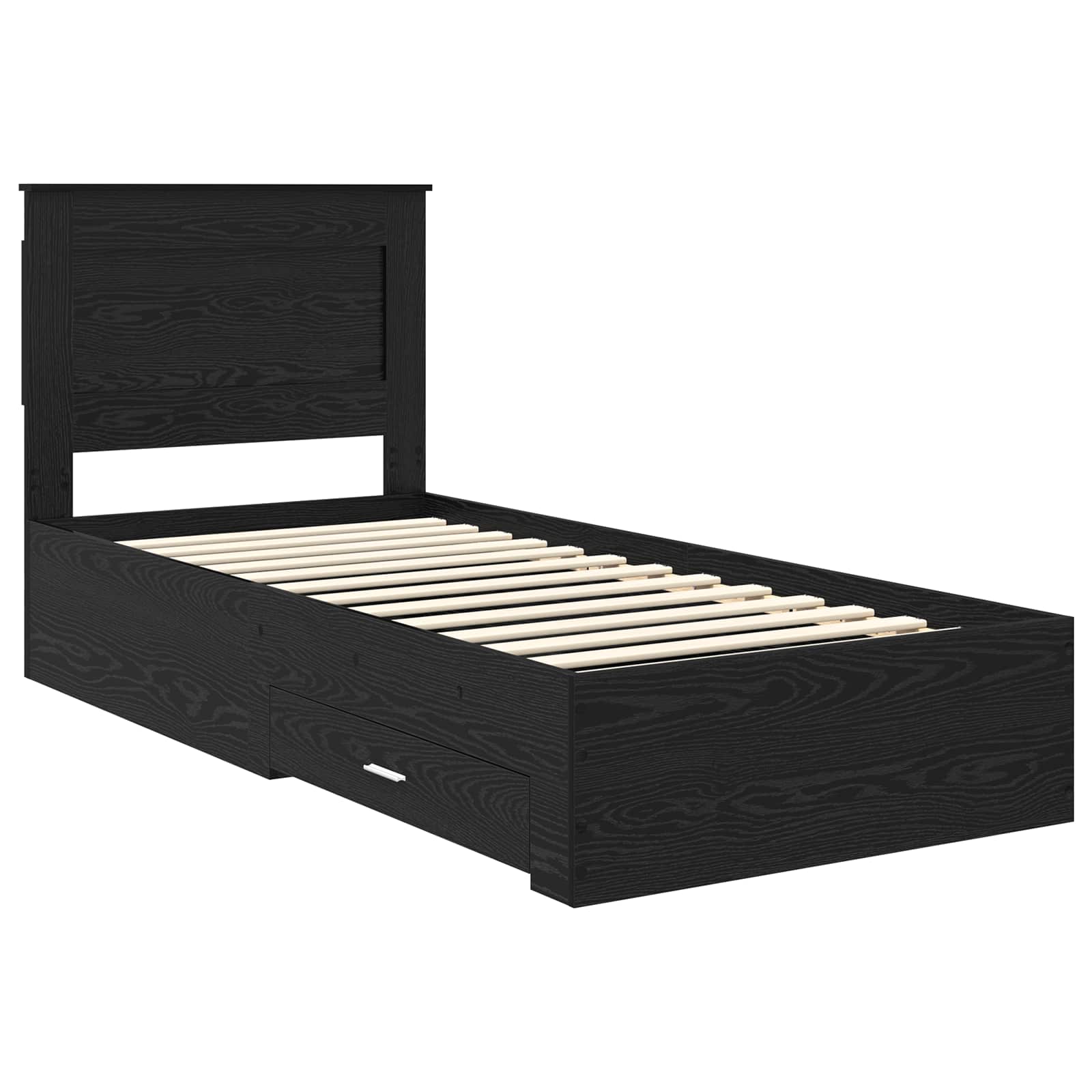 Bedframe met lade met hoofdeinde met opslag Bewerkt hout is nu te koop bij PeponiXL, paradijselijk wonen!