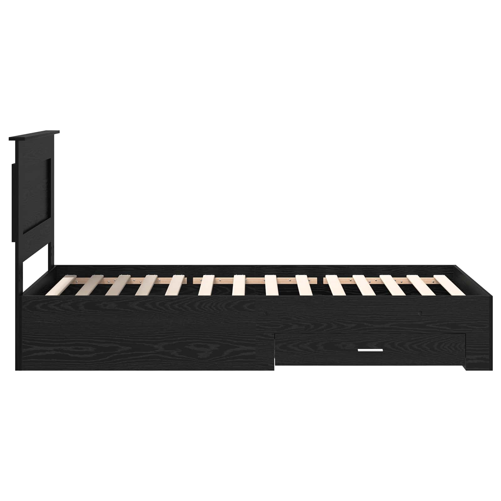 Bedframe met lade met hoofdeinde met opslag Bewerkt hout is nu te koop bij PeponiXL, paradijselijk wonen!