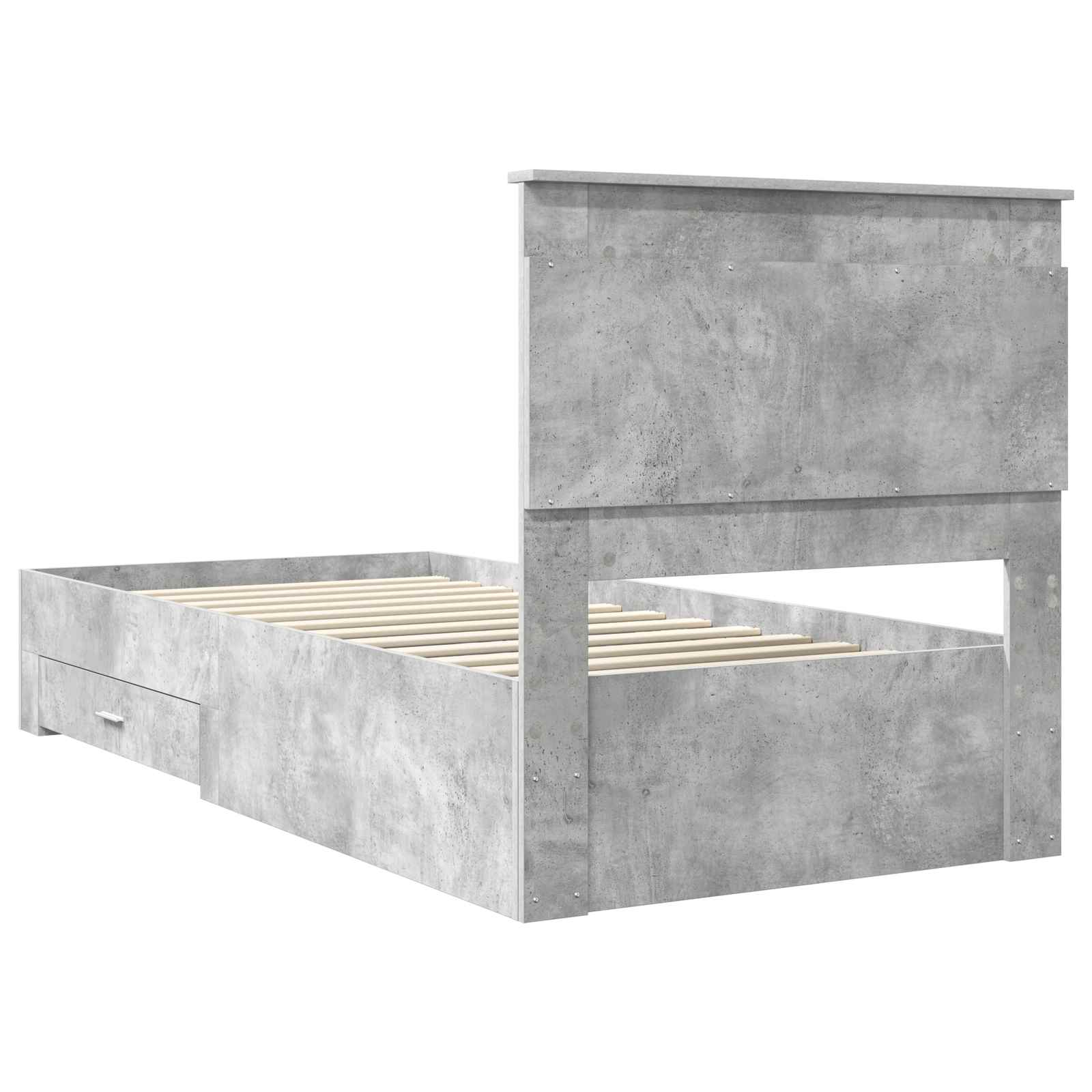 Bedframe met lade met hoofdeinde met opslag Bewerkt hout is nu te koop bij PeponiXL, paradijselijk wonen!