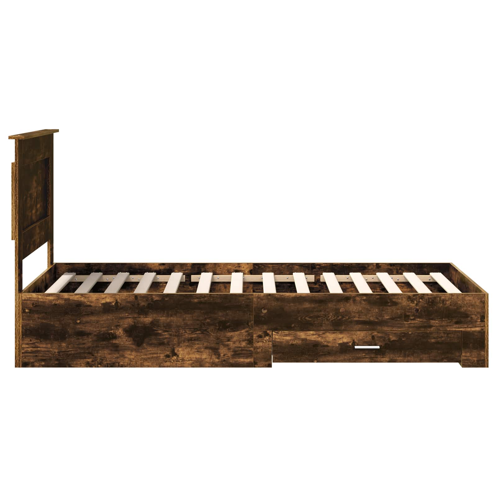 Bedframe met lade met hoofdeinde met opslag Bewerkt hout is nu te koop bij PeponiXL, paradijselijk wonen!