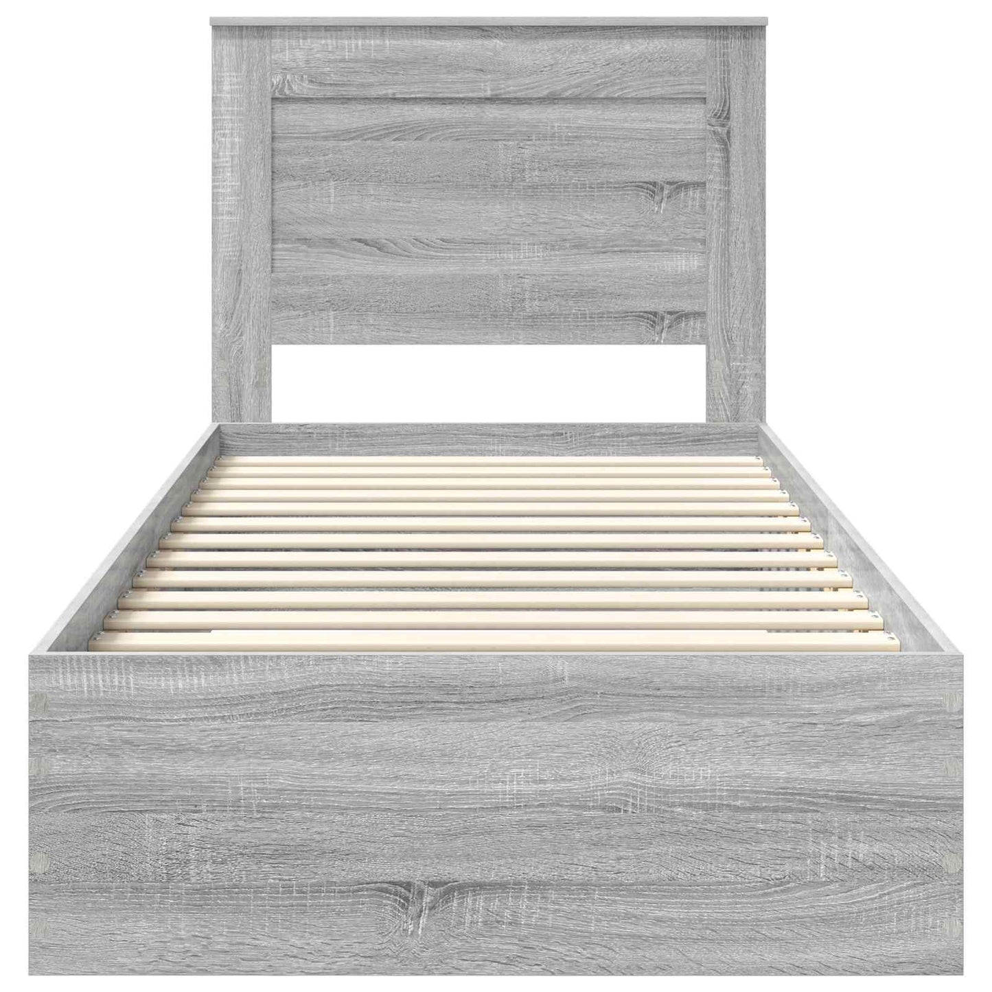 Bedframe met lade met hoofdeinde met opslag Bewerkt hout is nu te koop bij PeponiXL, paradijselijk wonen!