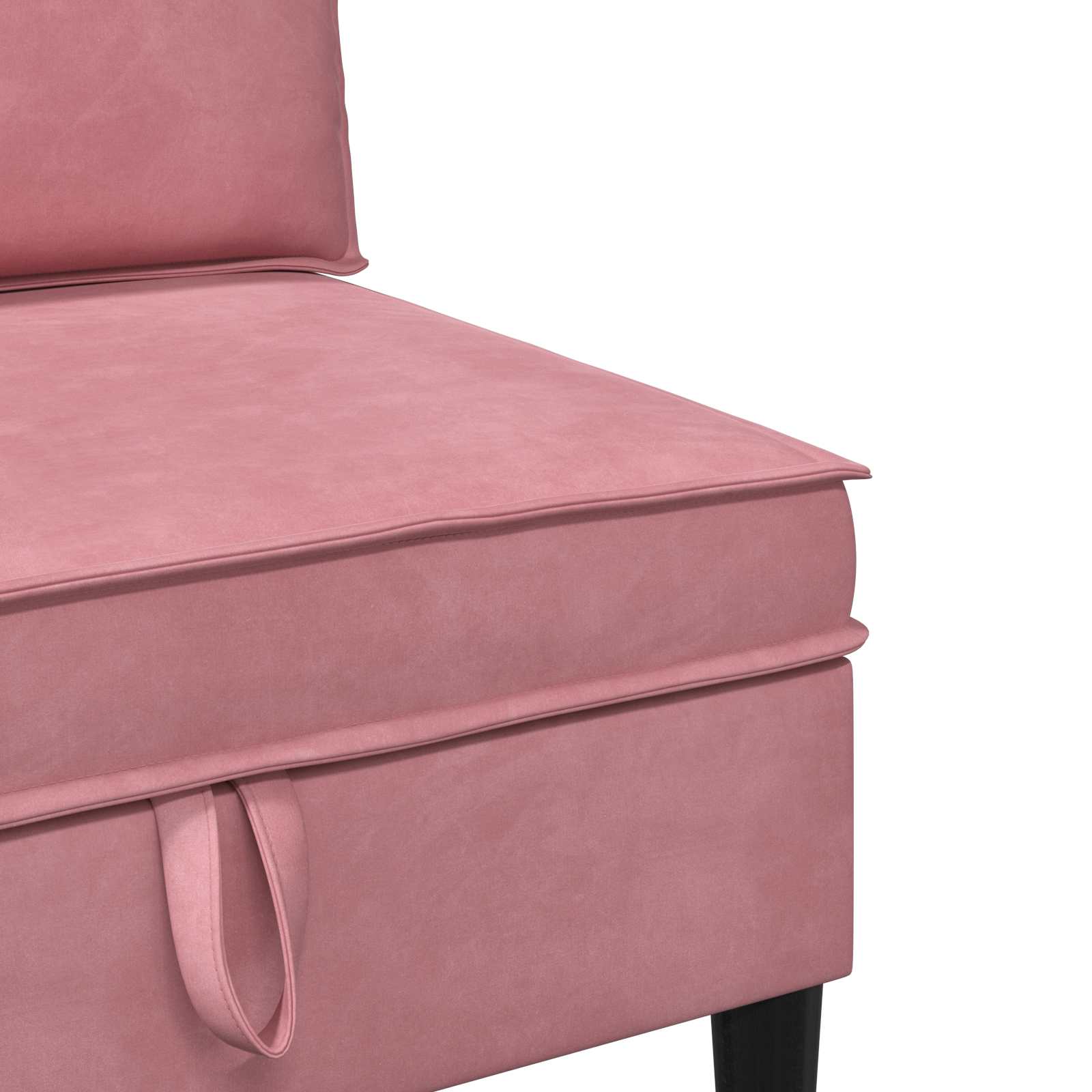 Woonkamer Meubelset met kussen met opslag 4 pcs Roze Fluweel is nu te koop bij PeponiXL, paradijselijk wonen!