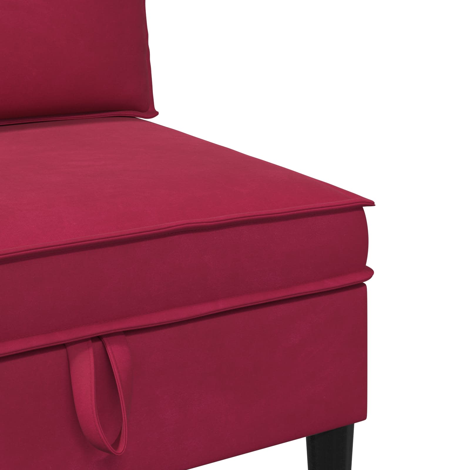 Woonkamer Meubelset met kussen 3 pcs Wijnrood Fluweel is nu te koop bij PeponiXL, paradijselijk wonen!