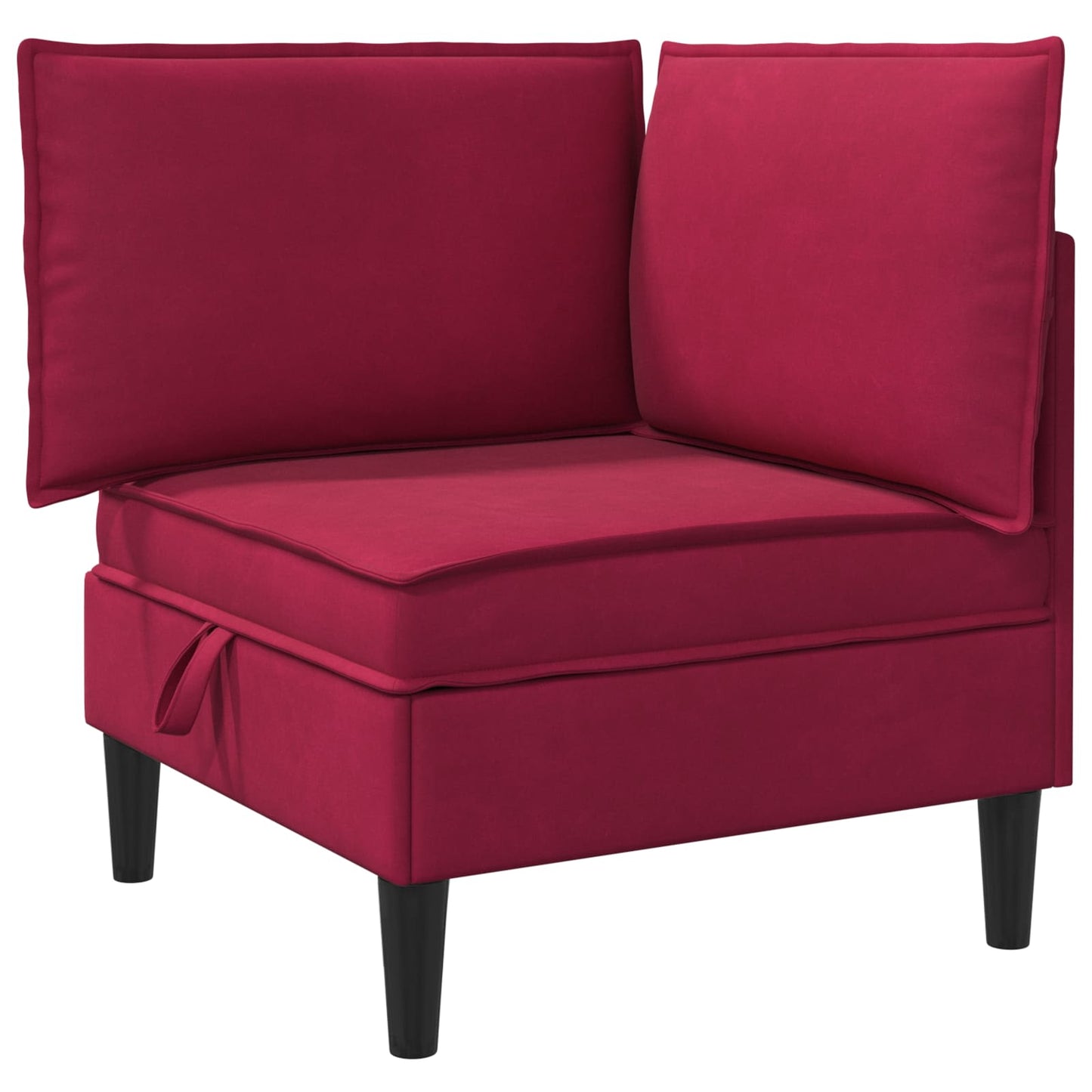 Woonkamer Meubelset met kussen 3 pcs Wijnrood Fluweel is nu te koop bij PeponiXL, paradijselijk wonen!