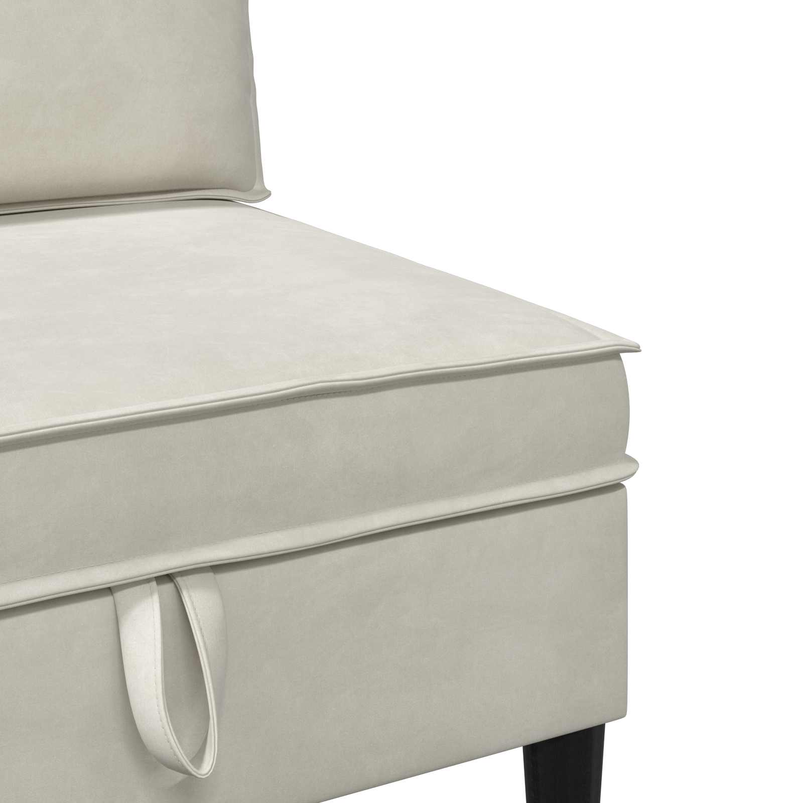 Woonkamer Meubelset met kussen 4 pcs Crèmekleurig Fluweel is nu te koop bij PeponiXL, paradijselijk wonen!