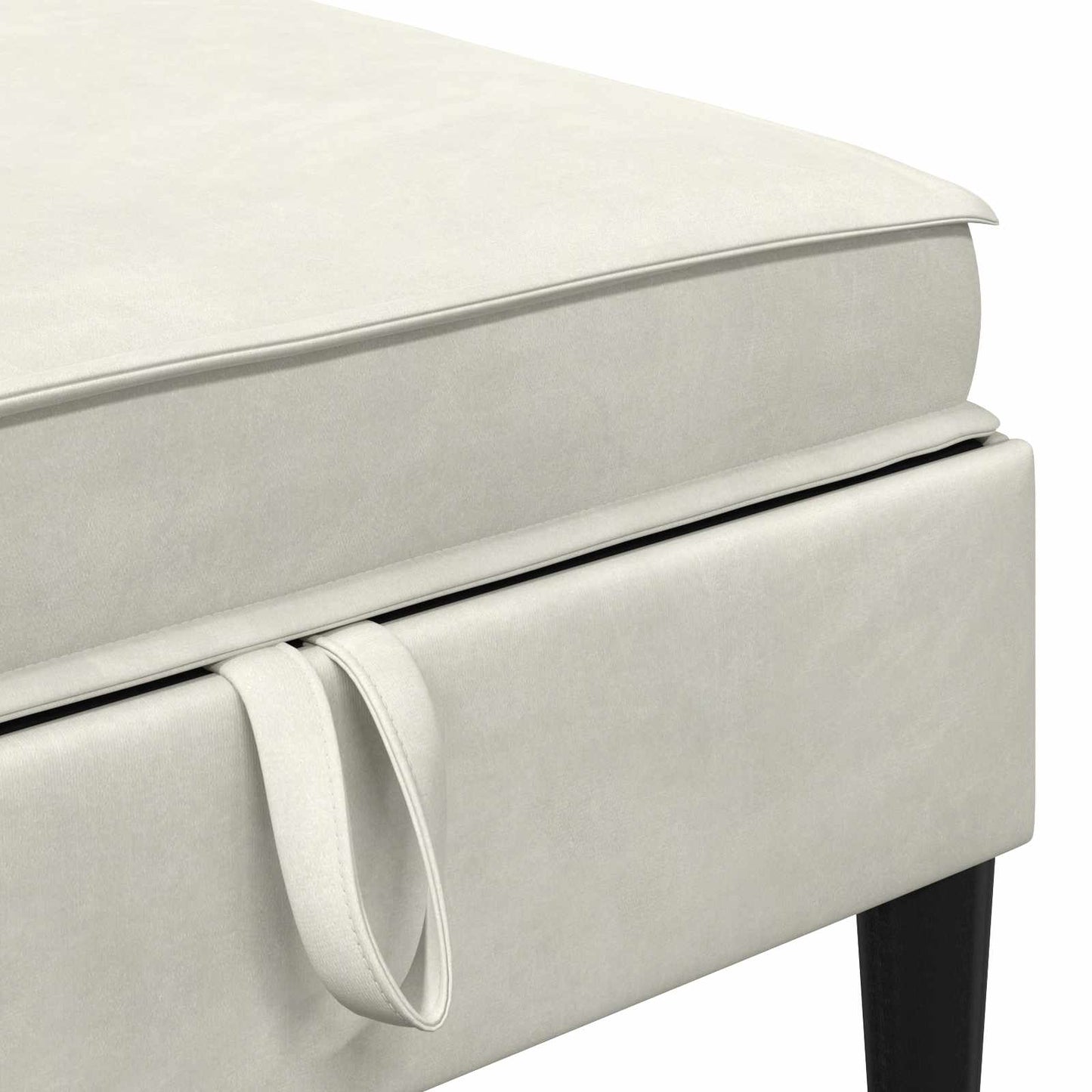 Woonkamer Meubelset met kussen 5 pcs Crèmekleurig Fluweel is nu te koop bij PeponiXL, paradijselijk wonen!