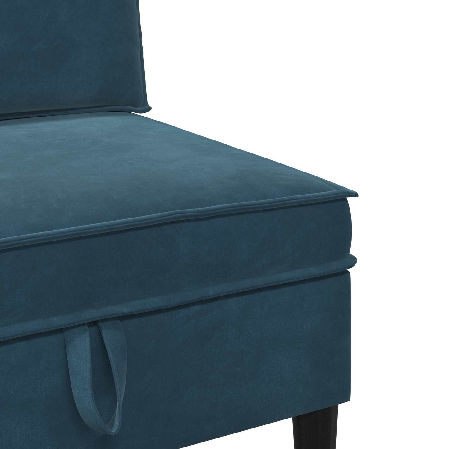 Woonkamer Meubelset met kussen met opslag 3 pcs Blauw Fluweel is nu te koop bij PeponiXL, paradijselijk wonen!