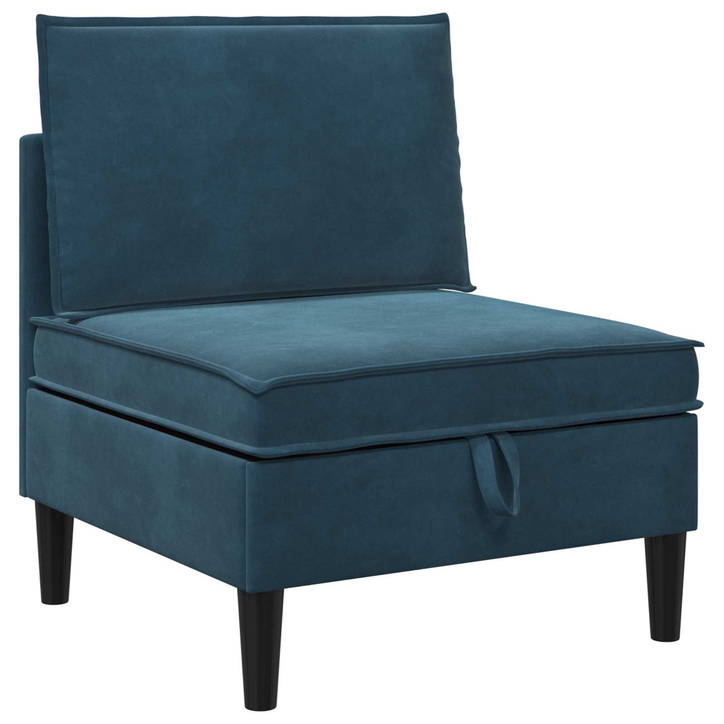 Woonkamer Meubelset met kussen met opslag 3 pcs Blauw Fluweel is nu te koop bij PeponiXL, paradijselijk wonen!