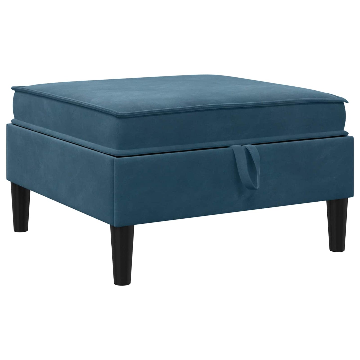 Woonkamer Meubelset met kussen met opslag 4 pcs Blauw Fluweel is nu te koop bij PeponiXL, paradijselijk wonen!
