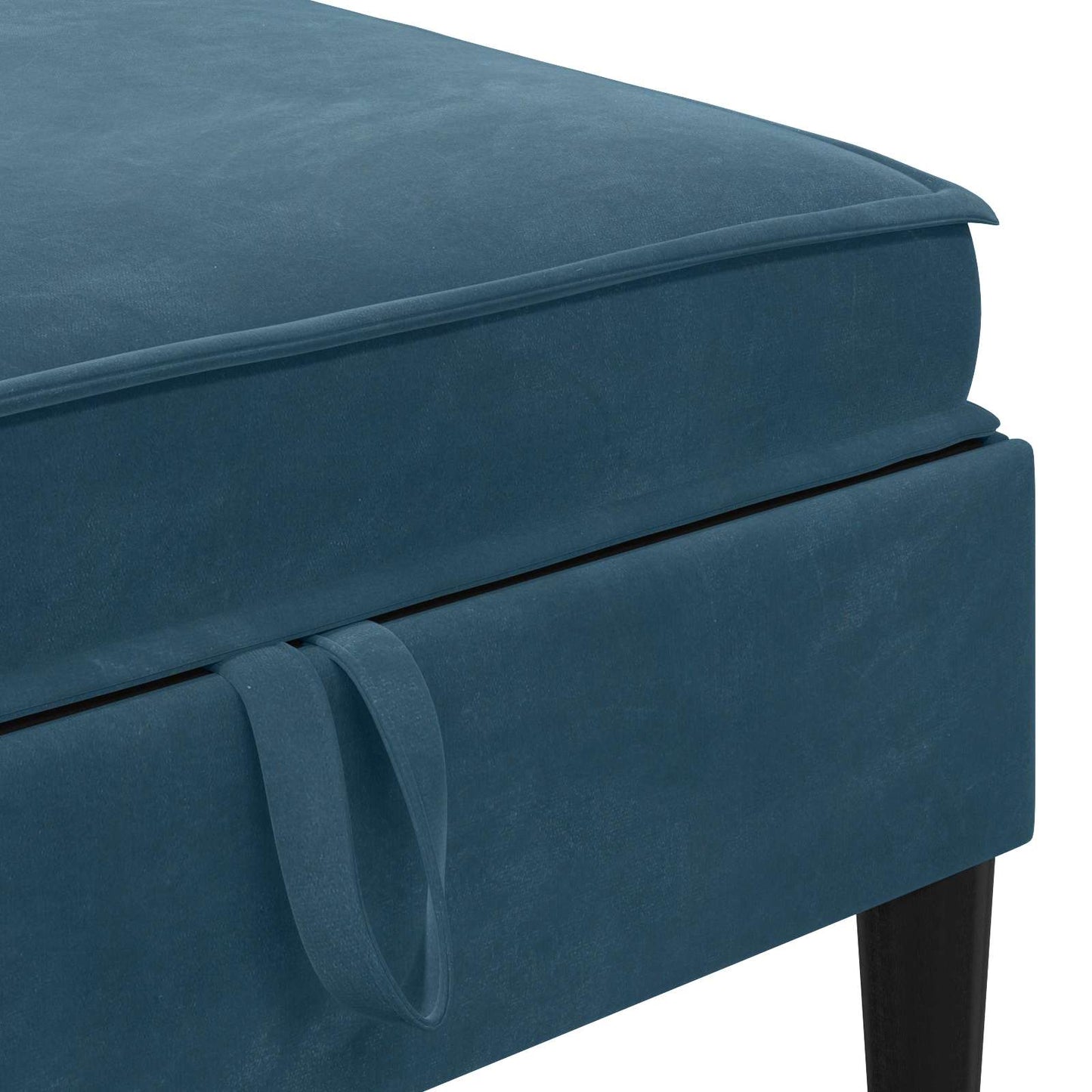 Woonkamer Meubelset met kussen met opslag 6 pcs Blauw Fluweel is nu te koop bij PeponiXL, paradijselijk wonen!