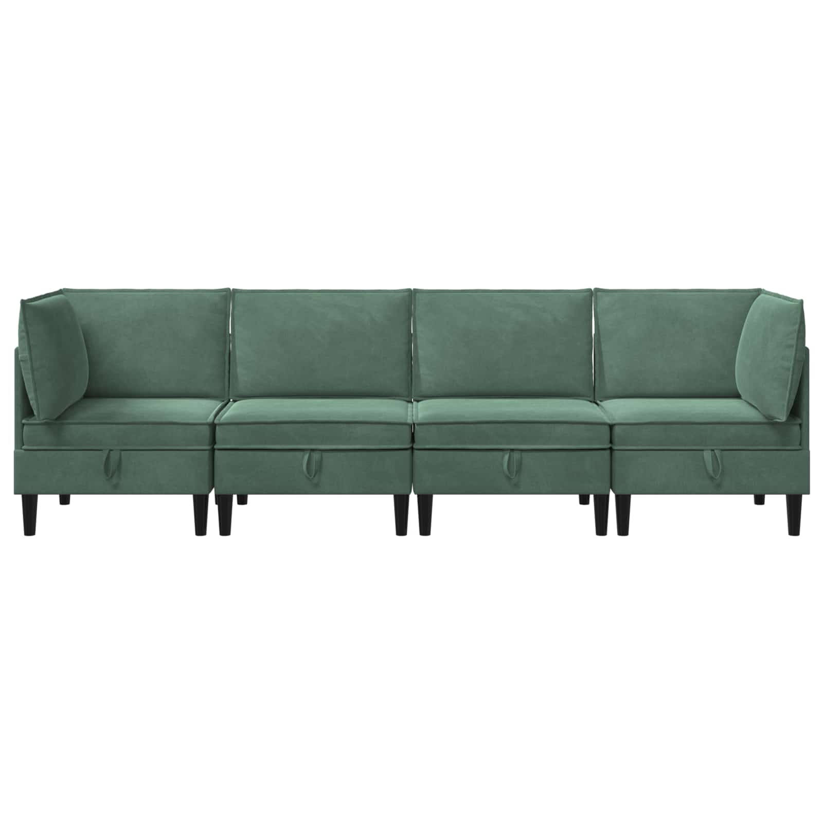 Woonkamer Meubelset met kussen 4 pcs Zeegroen Fluweel is nu te koop bij PeponiXL, paradijselijk wonen!