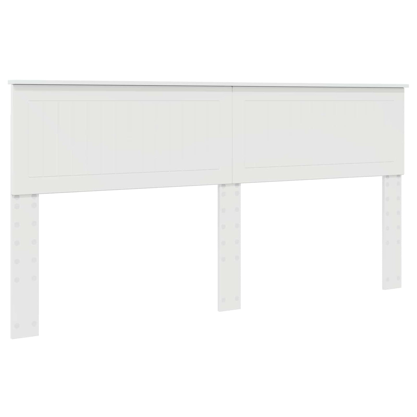 Bedframe met hoofdeinde Wit 180 x 200 cm Massief grenenhout is nu te koop bij PeponiXL, paradijselijk wonen!