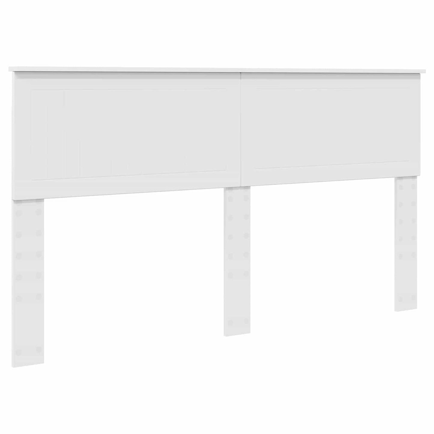 Bedframe met hoofdeinde Wit 160 x 200 cm Massief grenenhout is nu te koop bij PeponiXL, paradijselijk wonen!