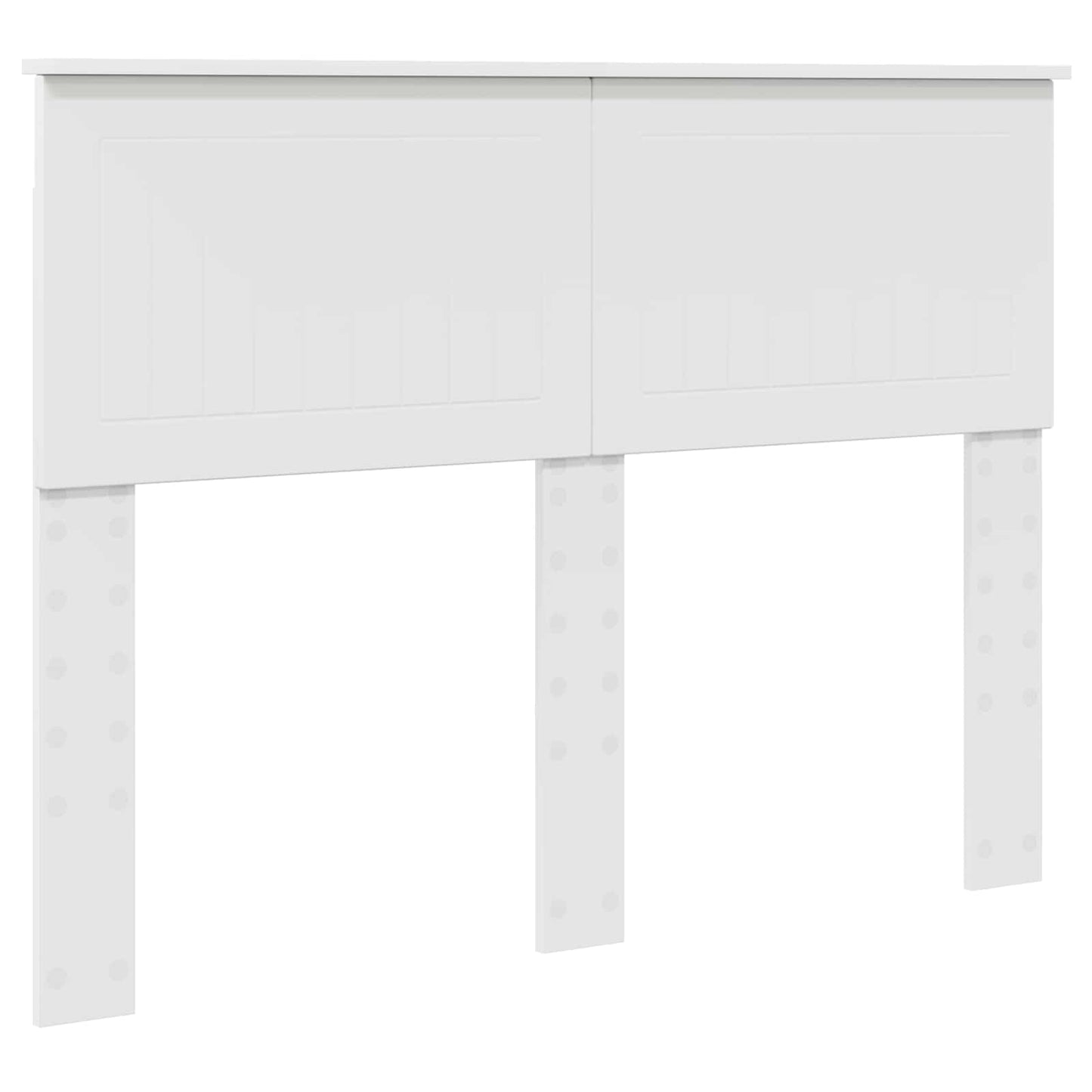 Bedframe met hoofdeinde Wit 120 x 200 cm Massief grenenhout is nu te koop bij PeponiXL, paradijselijk wonen!