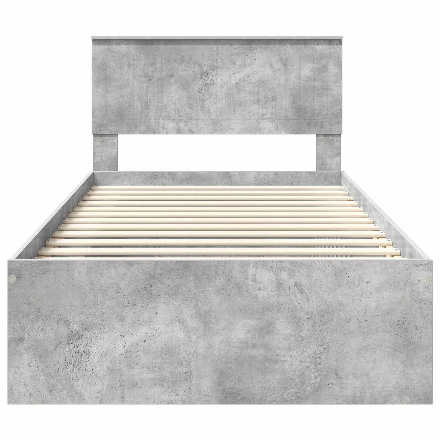 Bedframe Concerte Grijs 100 x 200 cm Massief grenenhout is nu te koop bij PeponiXL, paradijselijk wonen!