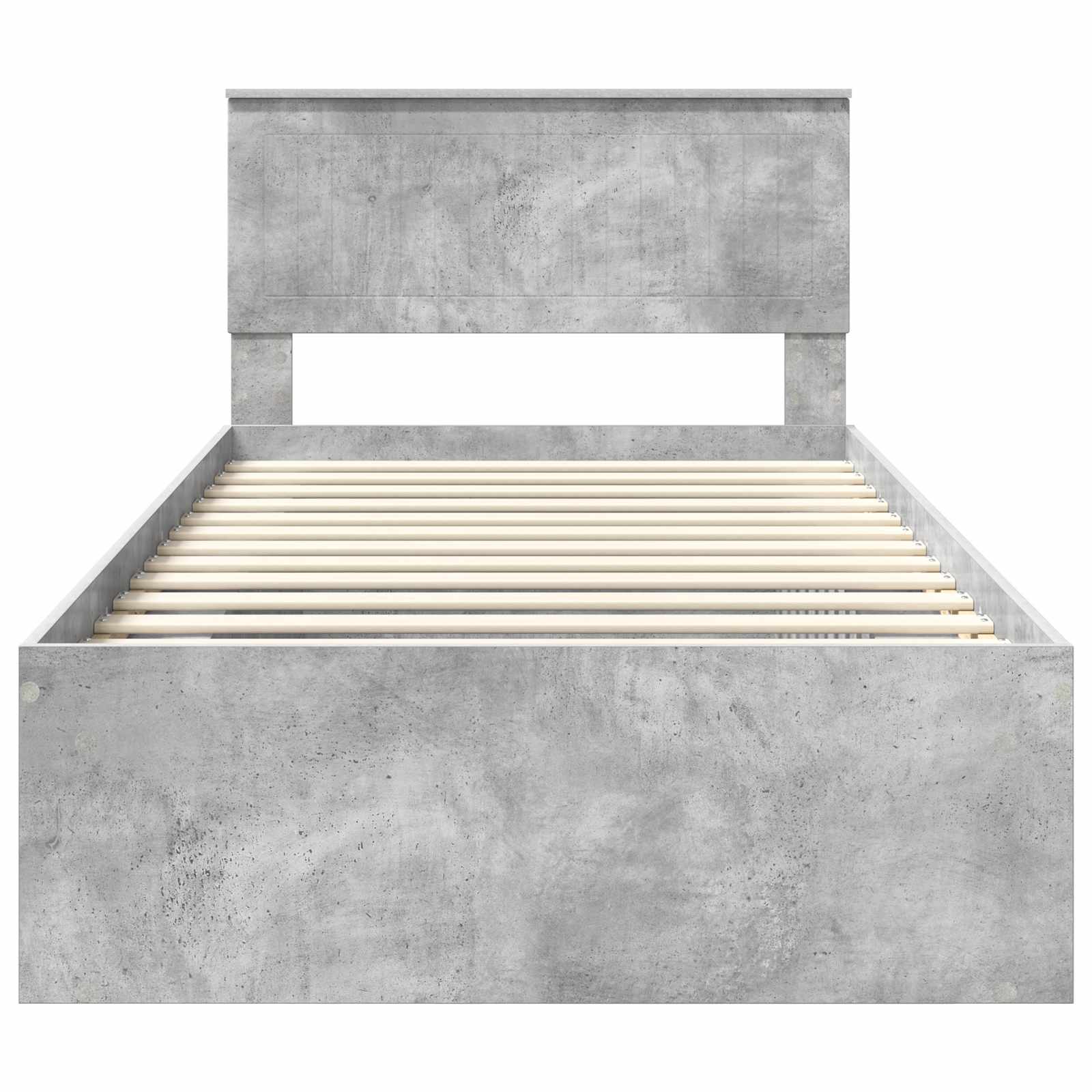 Bedframe Concerte Grijs 100 x 200 cm Massief grenenhout is nu te koop bij PeponiXL, paradijselijk wonen!