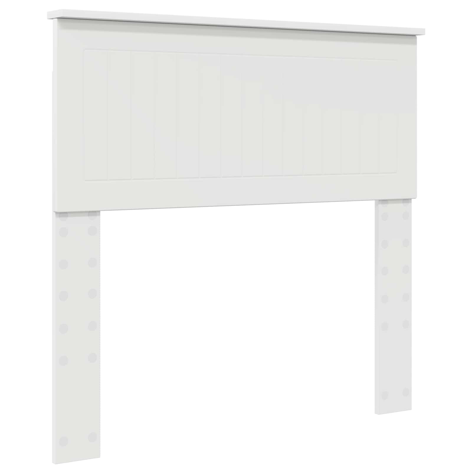 Bedframe met hoofdeinde Wit 90 x 200 cm Massief grenenhout is nu te koop bij PeponiXL, paradijselijk wonen!