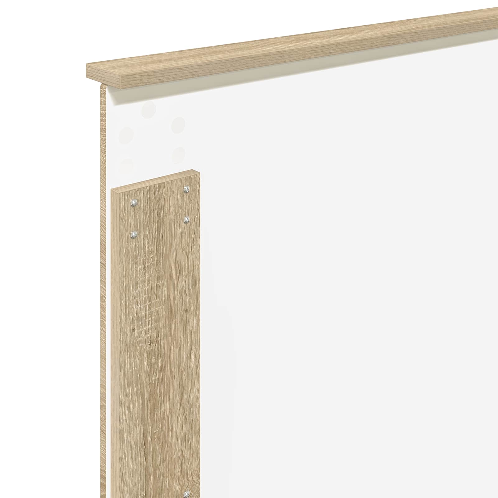 Bedframe met hoofdeinde Sonoma 90 x 190 cm Massief grenenhout is nu te koop bij PeponiXL, paradijselijk wonen!
