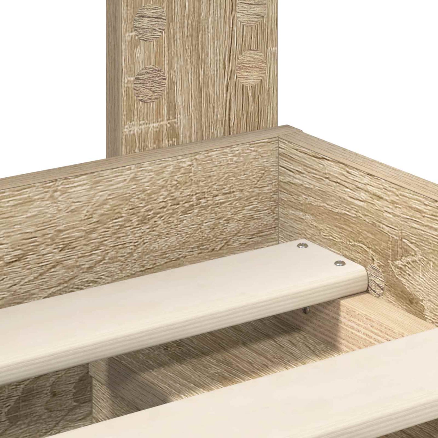 Bedframe Sonoma Eiken 75 x 190 cm Massief grenenhout is nu te koop bij PeponiXL, paradijselijk wonen!