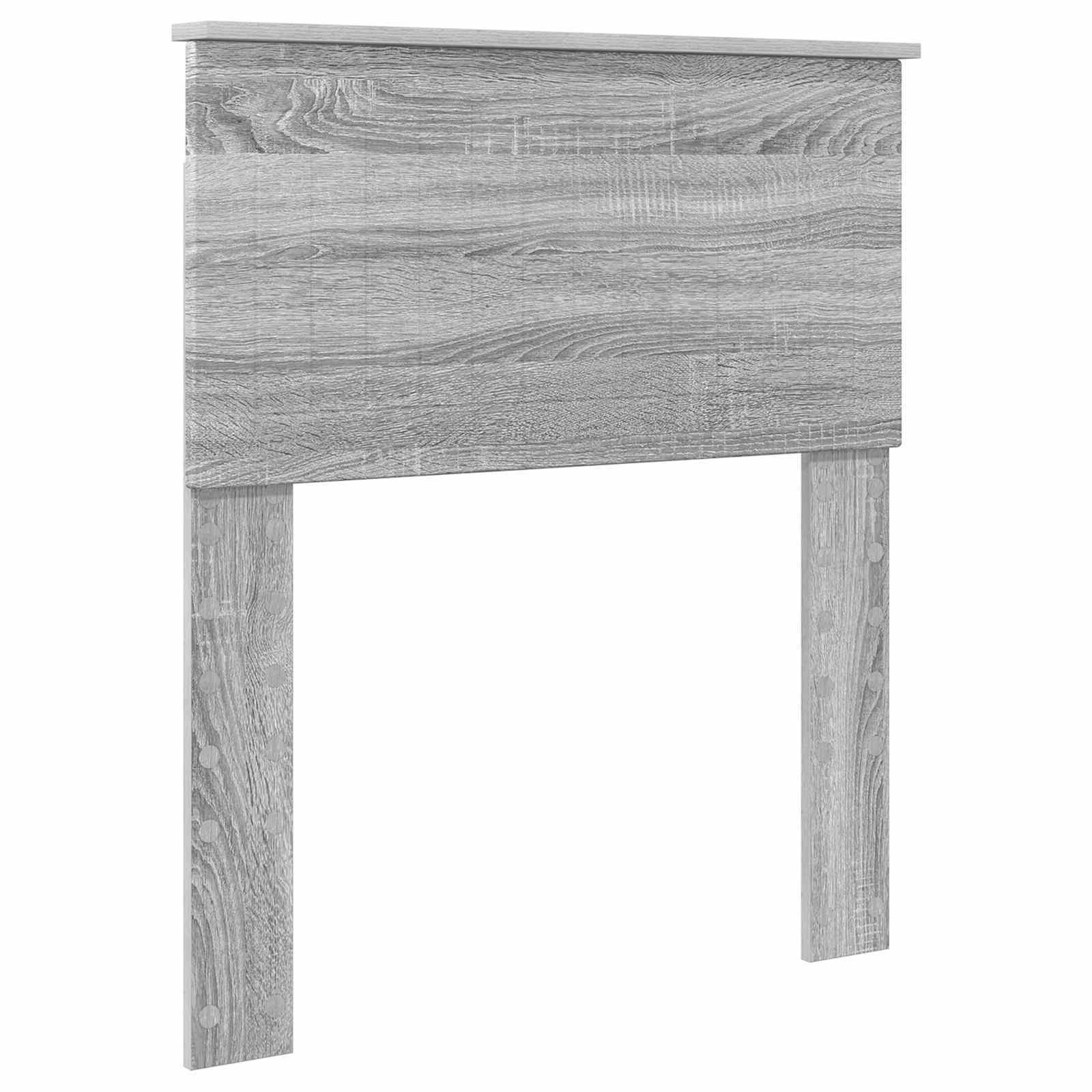 Bedframe Grijs Sonoma 75 x 190 cm Massief grenenhout is nu te koop bij PeponiXL, paradijselijk wonen!