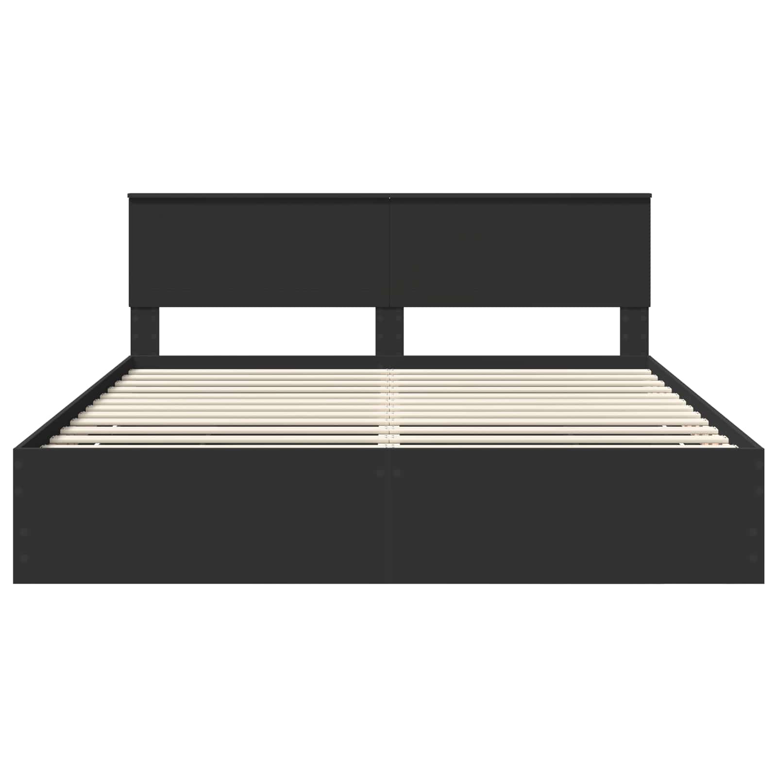 Bedframe met lade met opslag Zwart 180 x 200 cm Ingenieurshout is nu te koop bij PeponiXL, paradijselijk wonen!