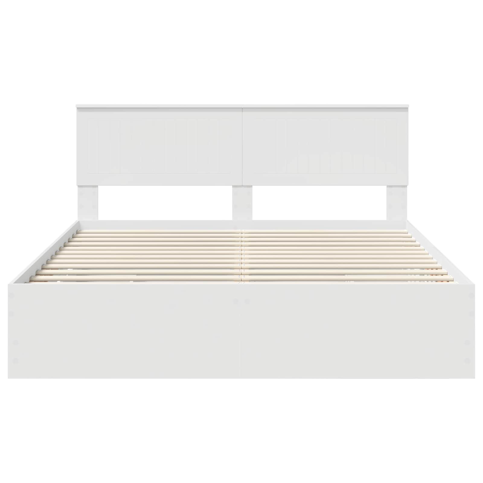 Bedframe met lade met opslag Wit 160 x 200 cm Ingenieurshout is nu te koop bij PeponiXL, paradijselijk wonen!
