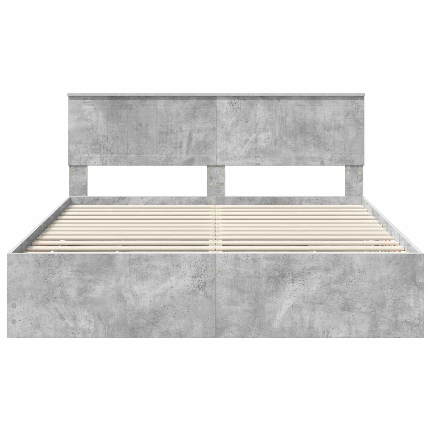 Bedframe met lade Beton Grijs 160 x 200 cm Ingenieurshout is nu te koop bij PeponiXL, paradijselijk wonen!