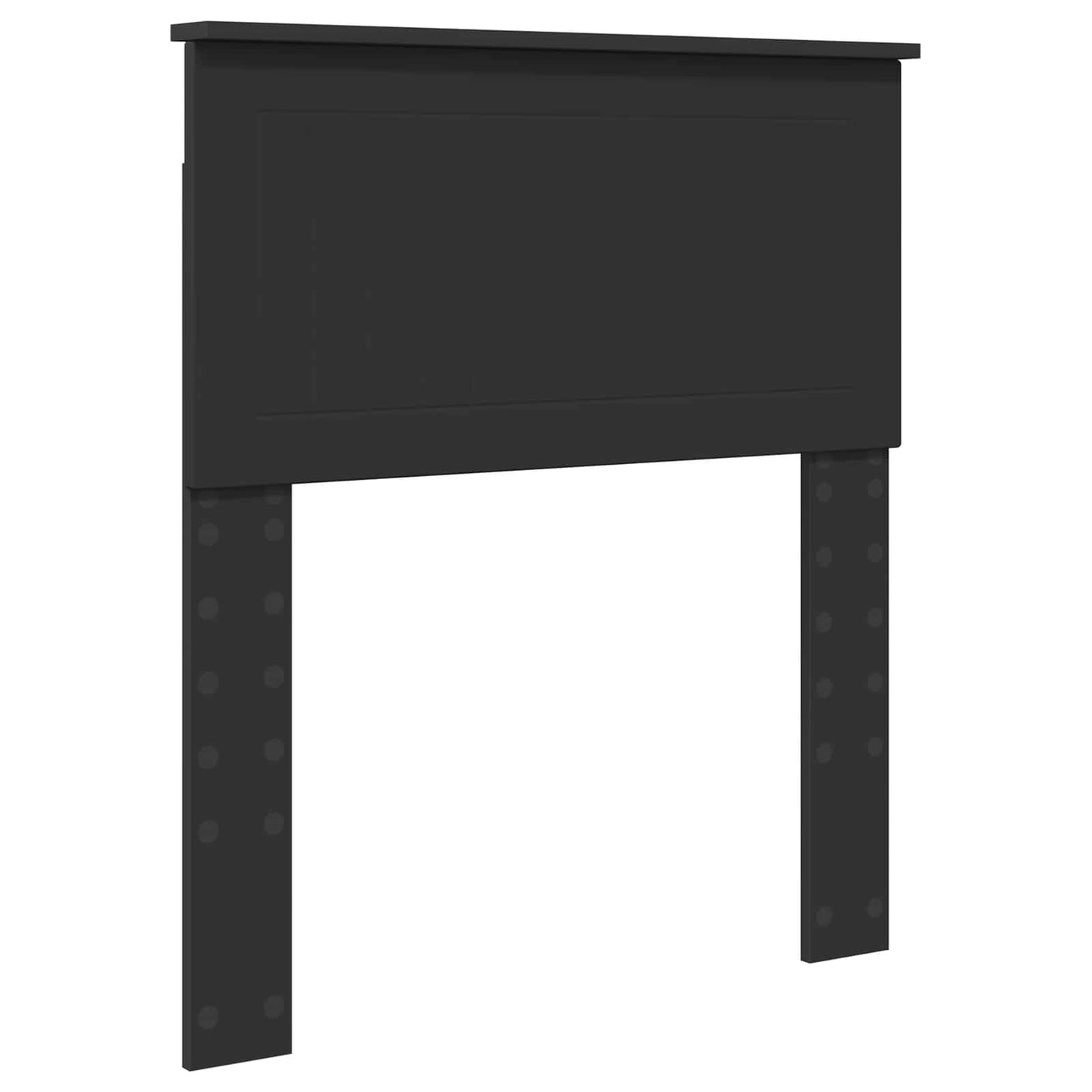 Bedframe met lade Zwart en Zilver 75 x 190 cm Bewerkt hout is nu te koop bij PeponiXL, paradijselijk wonen!