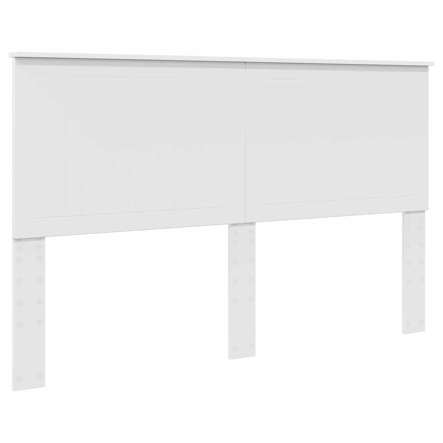 Bedframe met hoofdeinde Wit 160 x 200 cm Massief grenenhout is nu te koop bij PeponiXL, paradijselijk wonen!
