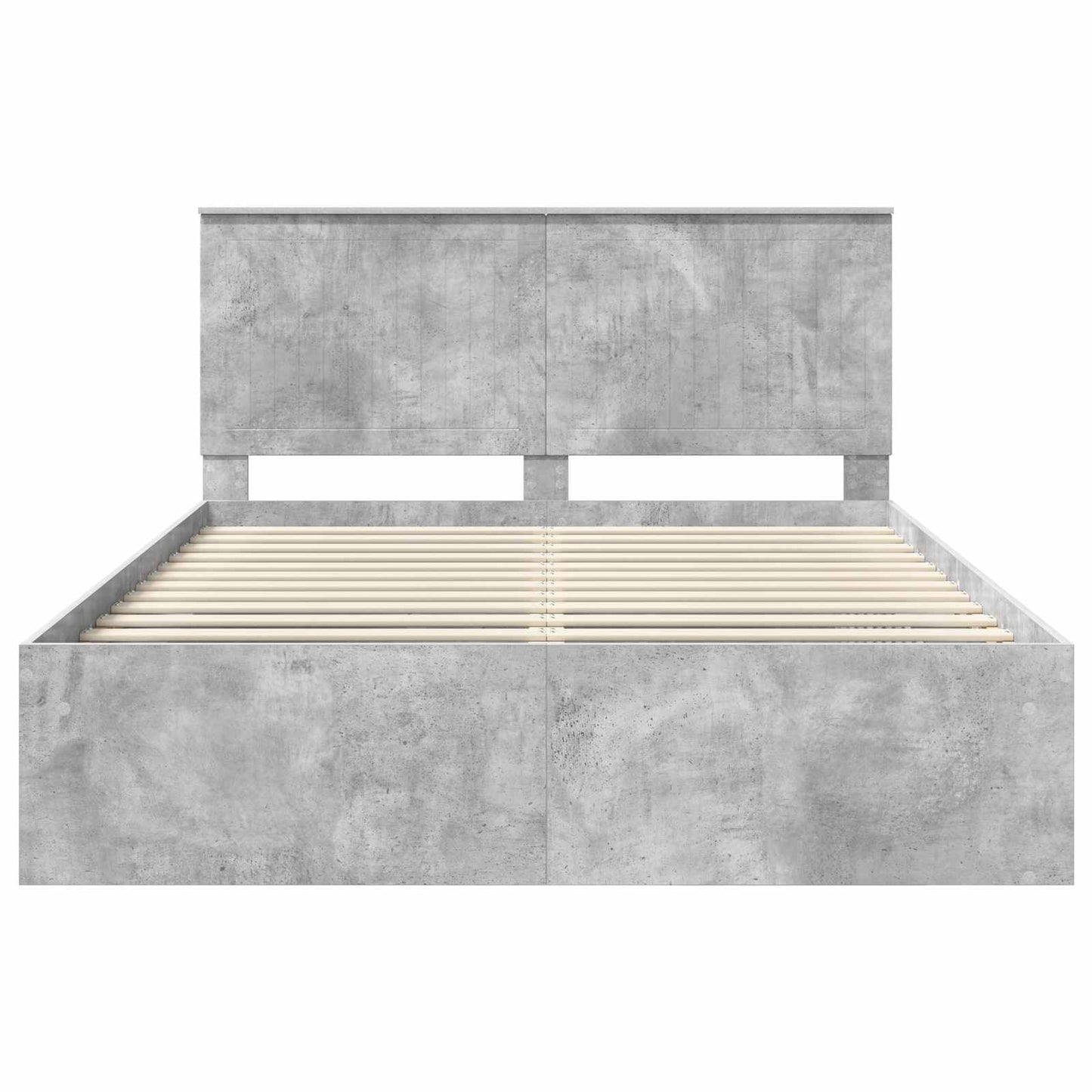 Bedframe Concerte Grijs 150 x 200 cm Massief grenenhout is nu te koop bij PeponiXL, paradijselijk wonen!