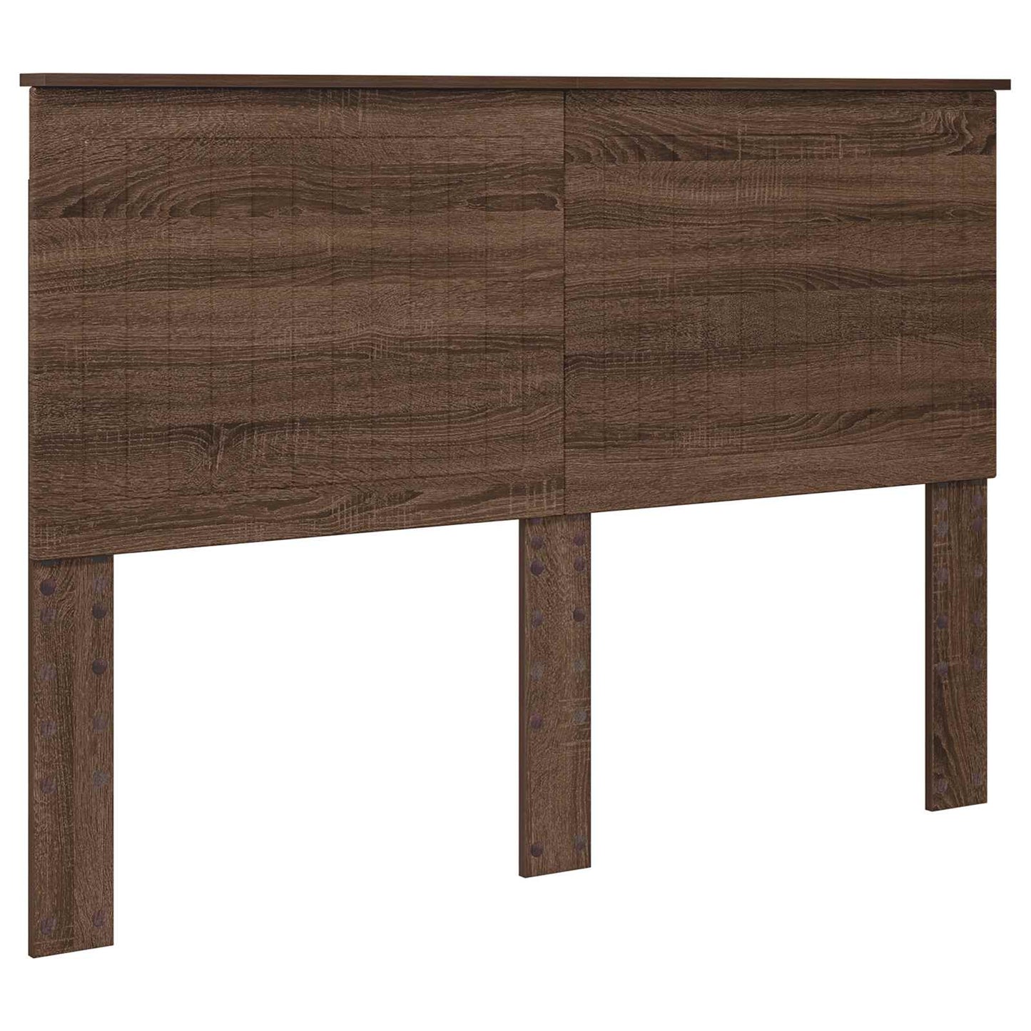Bedframe Bruin Eiken 140 x 200 cm Massief grenenhout is nu te koop bij PeponiXL, paradijselijk wonen!