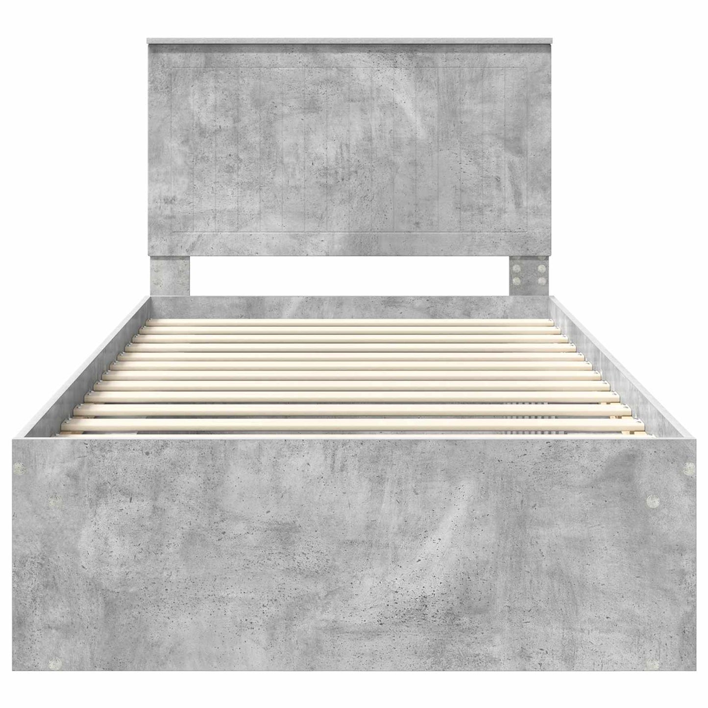 Bedframe Concerte Grijs 100 x 200 cm Massief grenenhout is nu te koop bij PeponiXL, paradijselijk wonen!