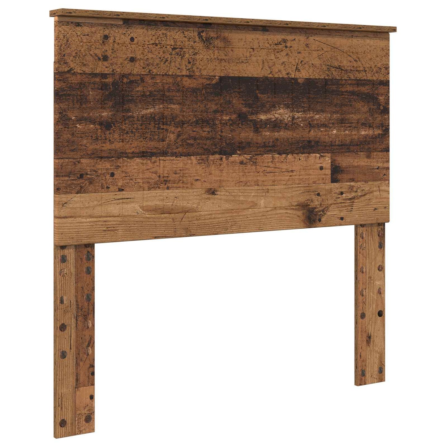 Bedframe met hoofdeinde Oudhout 100 x 200 cm Massief grenenhout is nu te koop bij PeponiXL, paradijselijk wonen!