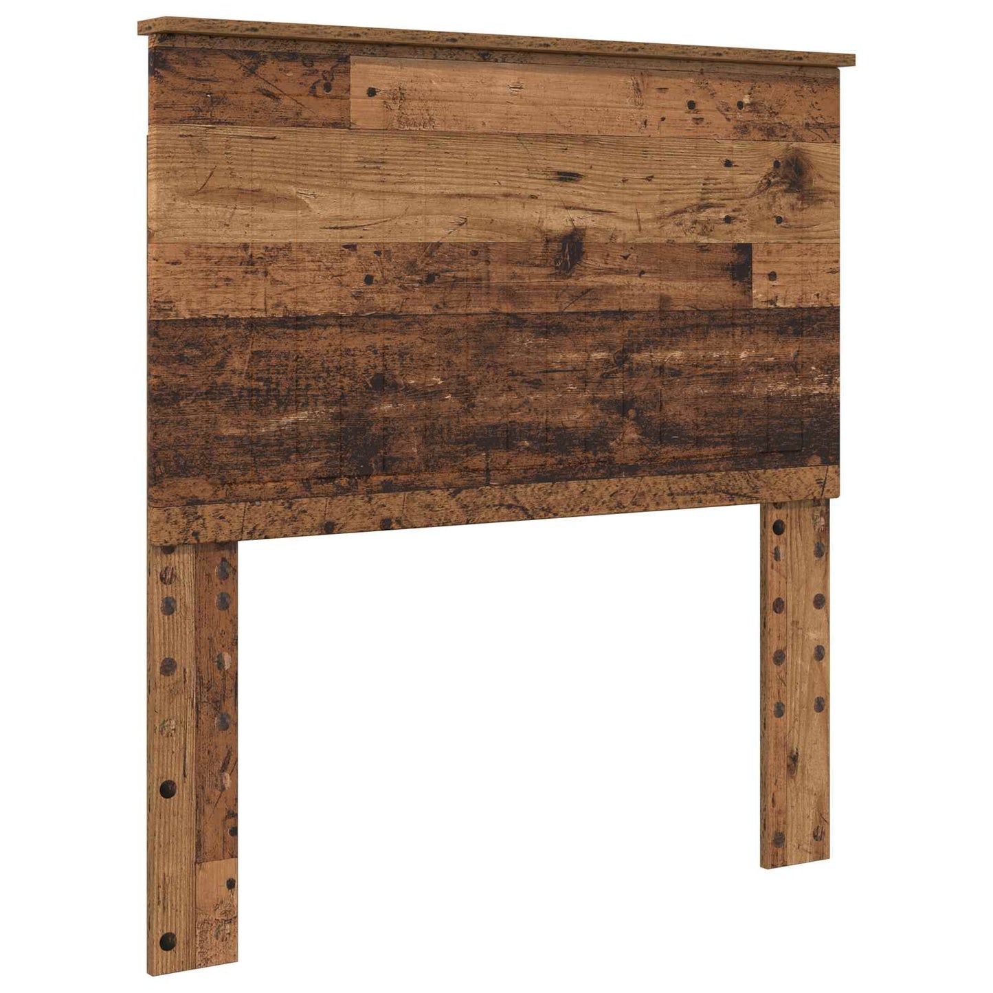Bedframe met hoofdeinde Oudhout 90 x 200 cm Massief grenenhout is nu te koop bij PeponiXL, paradijselijk wonen!