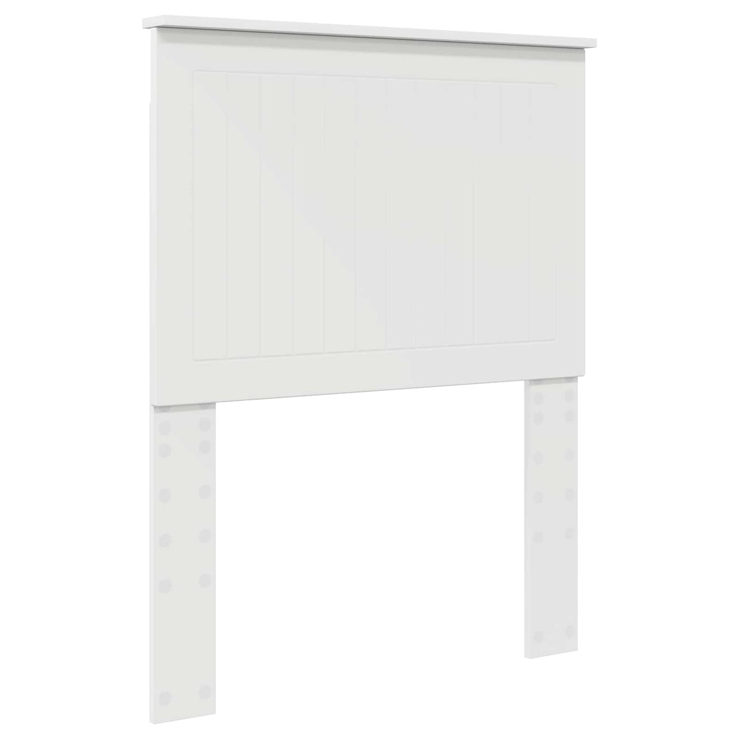 Bedframe met hoofdeinde Wit 75 x 190 cm Massief grenenhout is nu te koop bij PeponiXL, paradijselijk wonen!