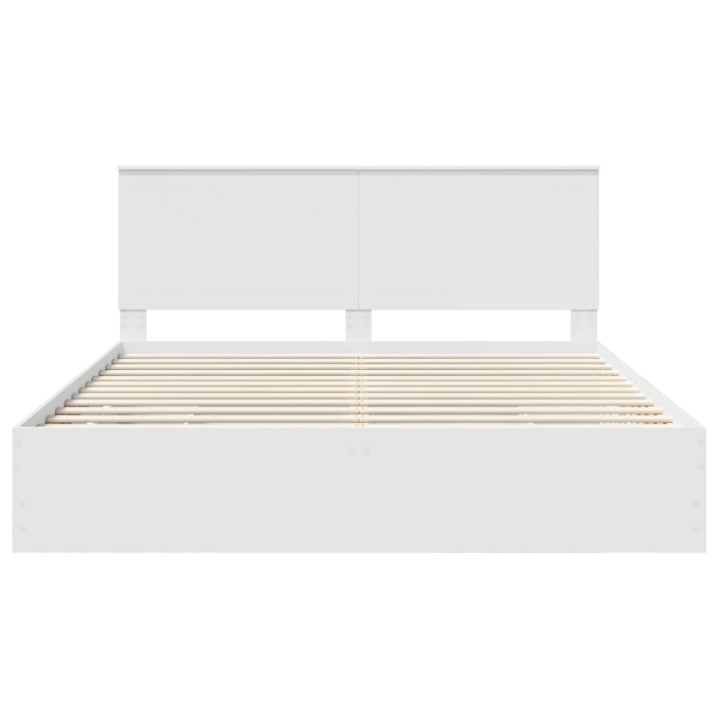 Bedframe met lade met opslag Wit 180 x 200 cm Ingenieurshout is nu te koop bij PeponiXL, paradijselijk wonen!
