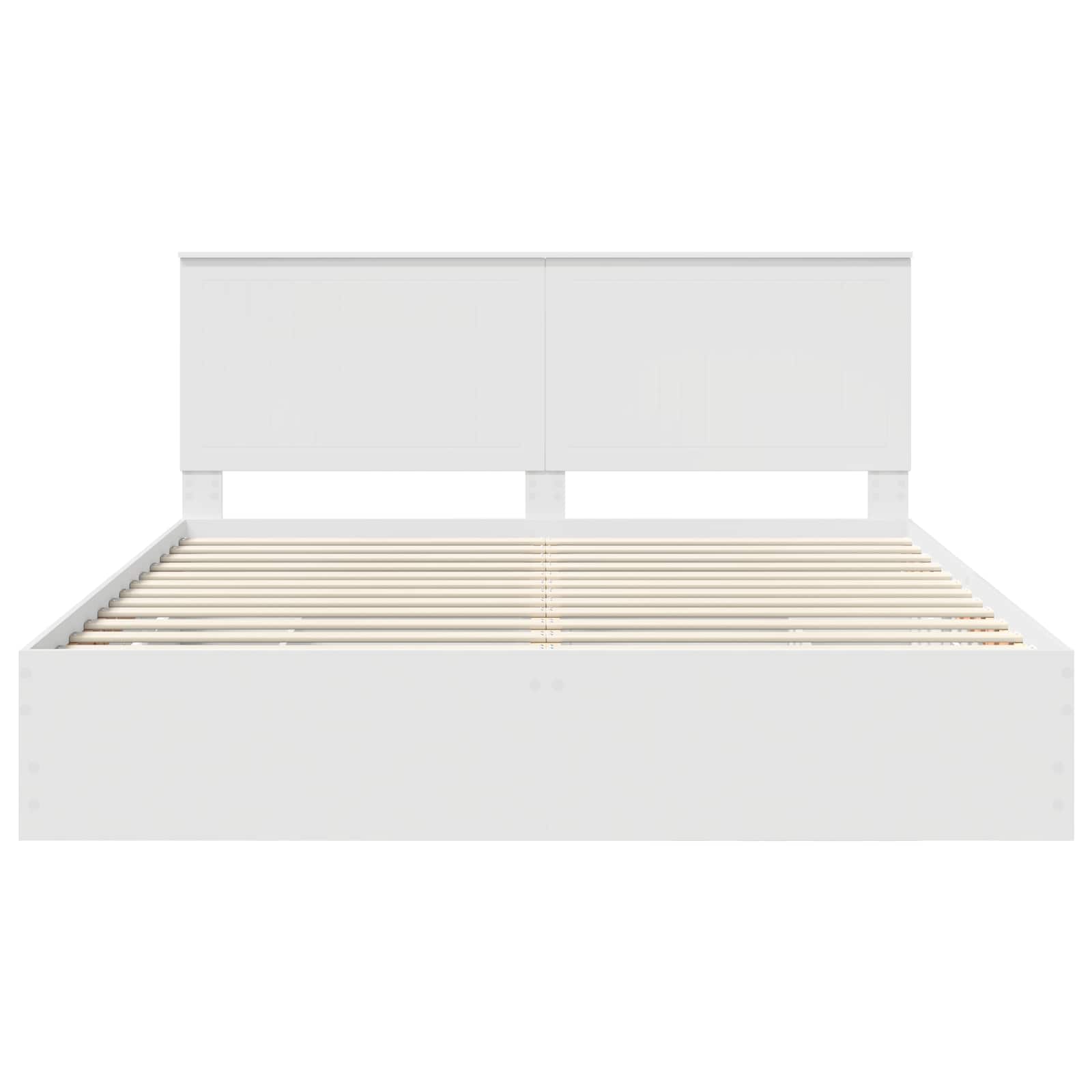 Bedframe met lade met opslag Wit 180 x 200 cm Ingenieurshout is nu te koop bij PeponiXL, paradijselijk wonen!