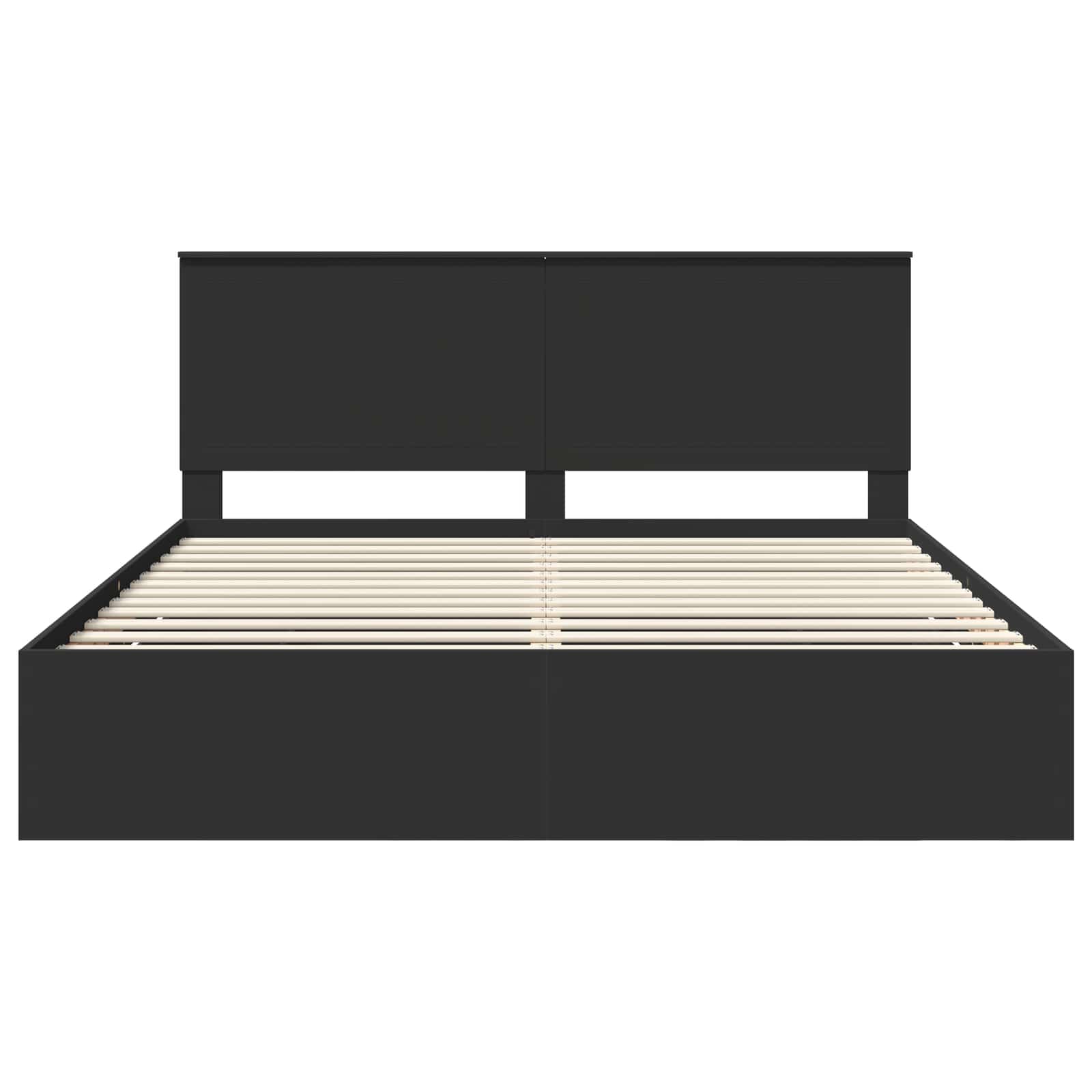Bedframe met lade met opslag Zwart 180 x 200 cm Ingenieurshout is nu te koop bij PeponiXL, paradijselijk wonen!
