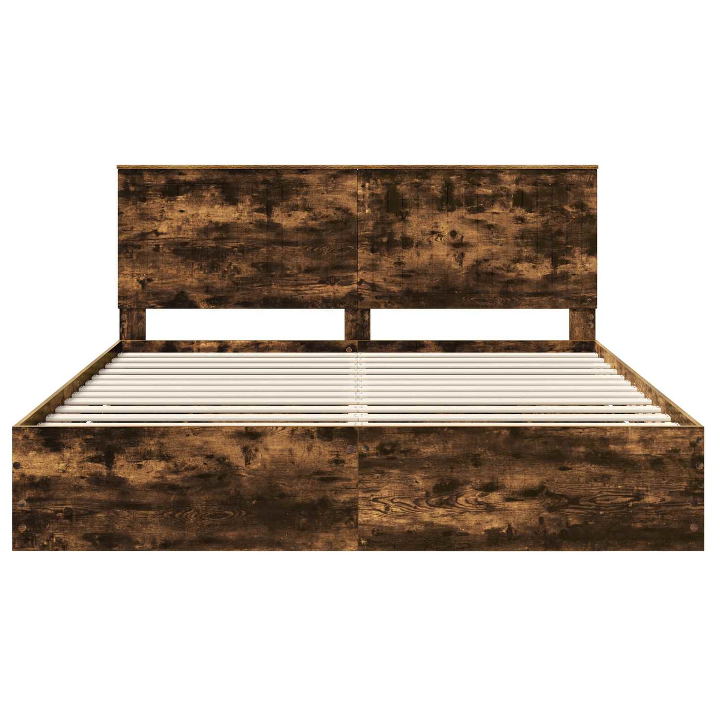 Bedframe met lade Gerookt eiken 180 x 200 cm Ingenieurshout is nu te koop bij PeponiXL, paradijselijk wonen!
